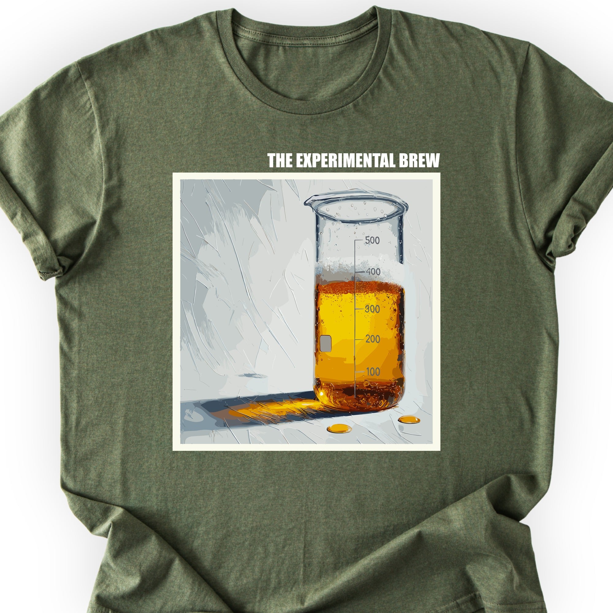 The Experimental Brew T-shirt Military Green