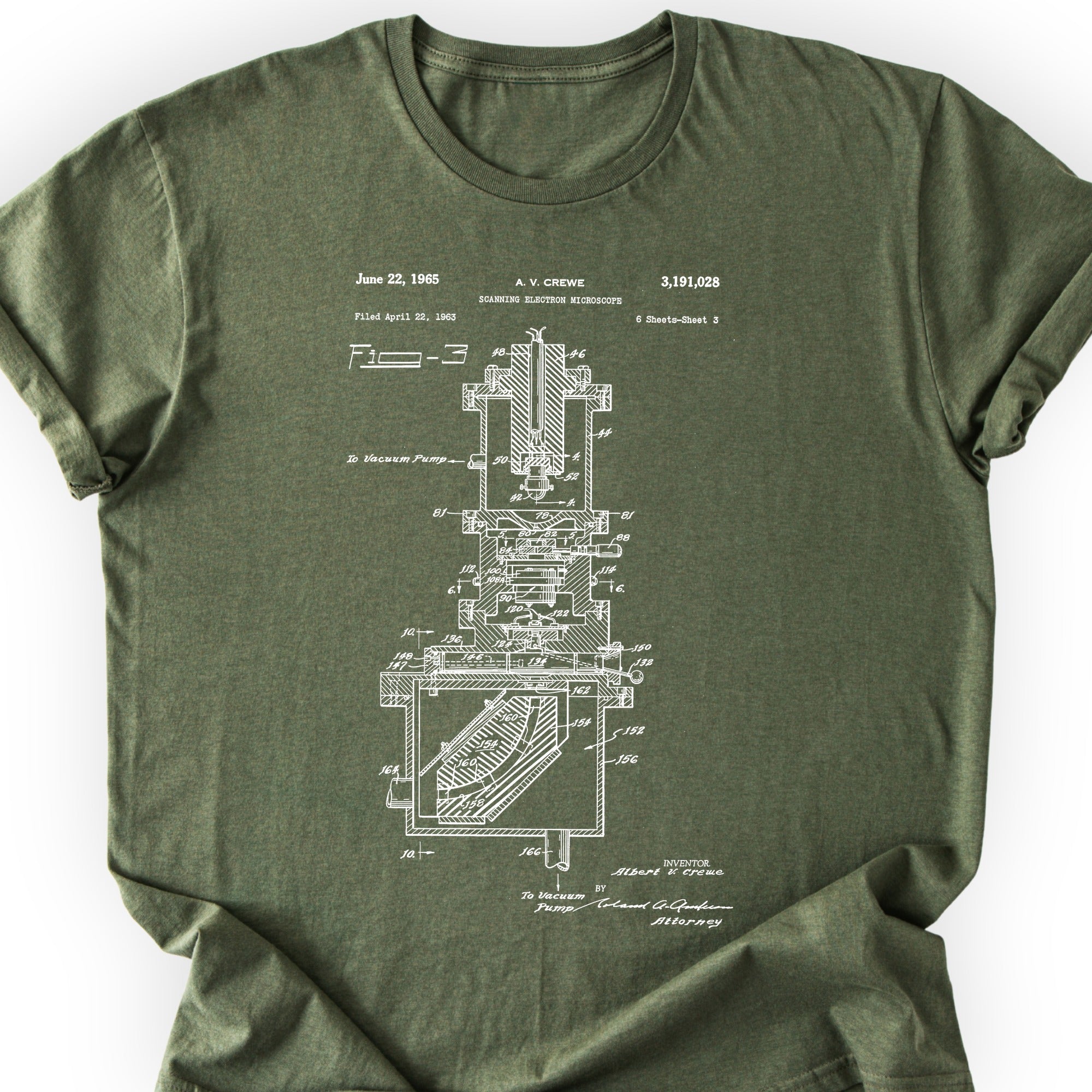 SEM Patent T-shirt Military Green