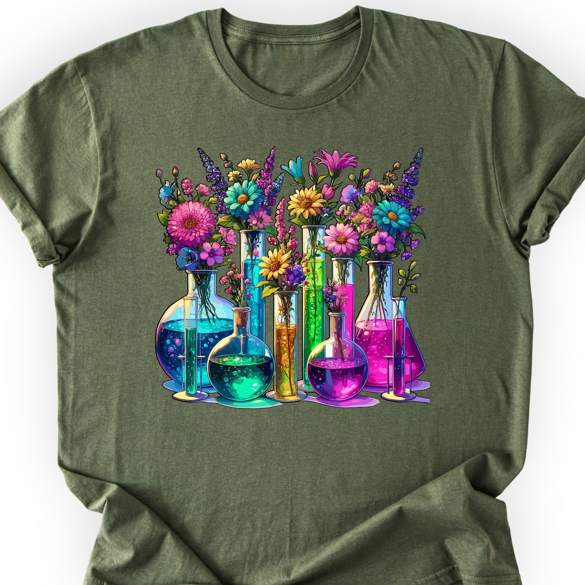 Chemistry Garden T-Shirt Military Green
