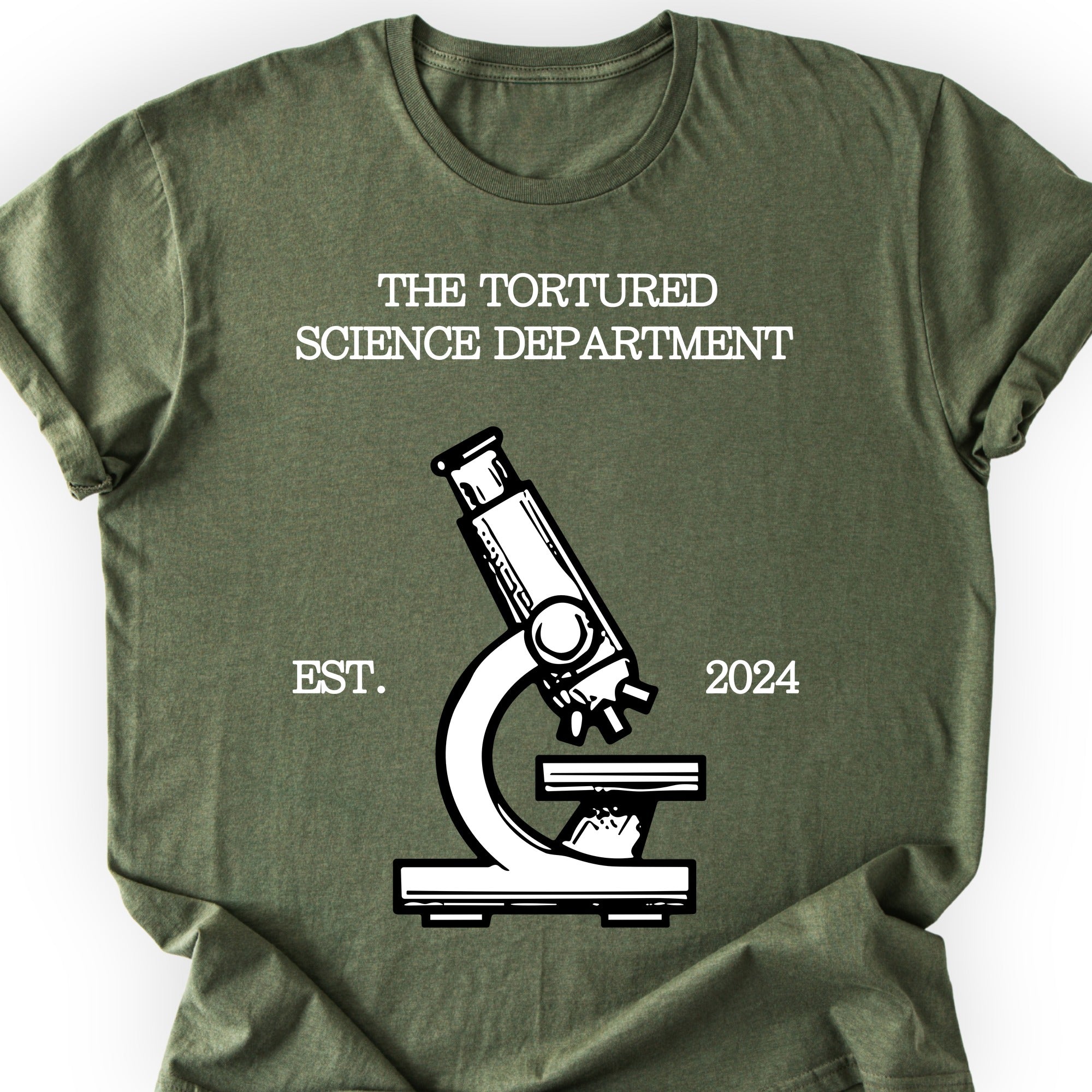 The Tortured Science Department T-shirt Military Green
