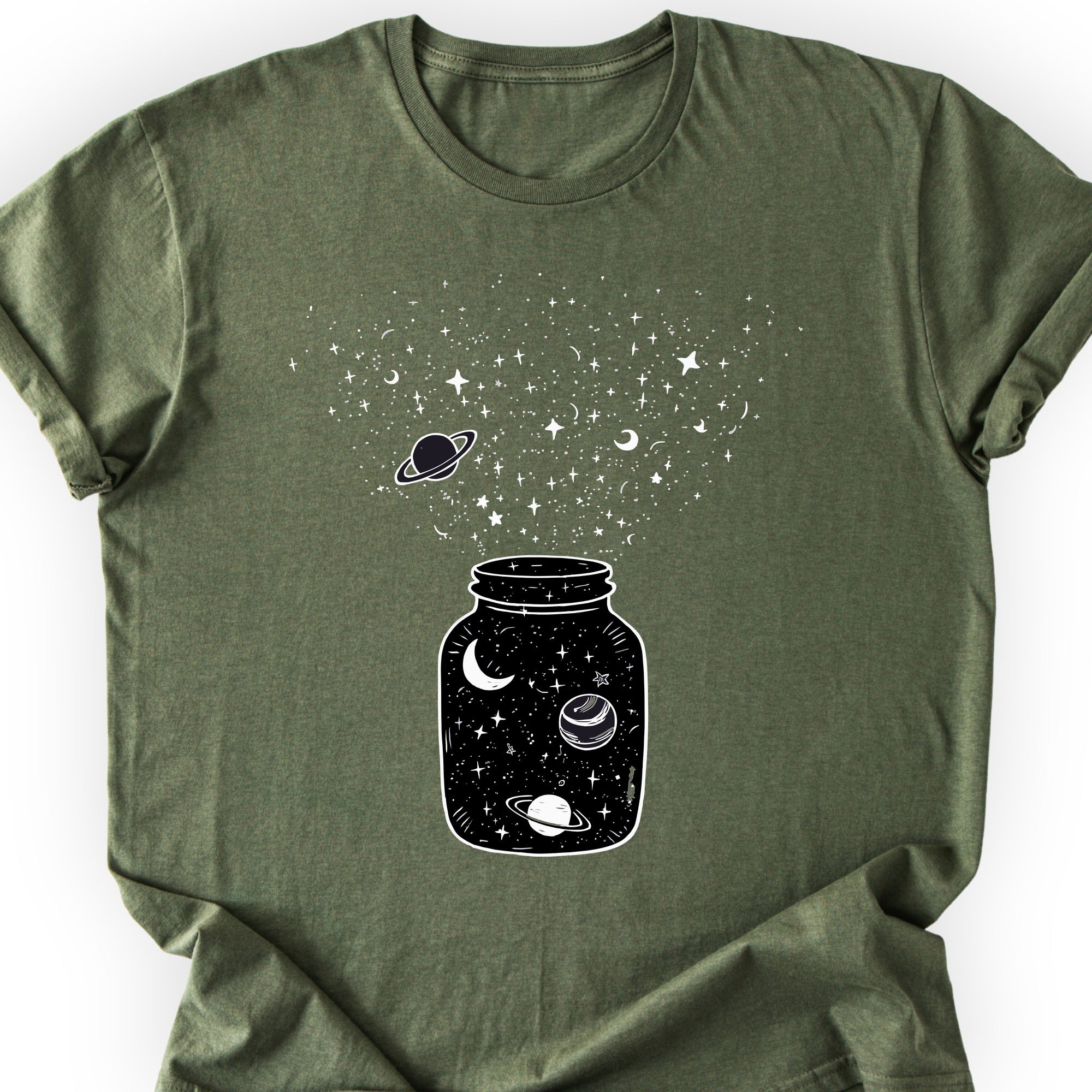 Astronomy Jar T-shirt Military Green