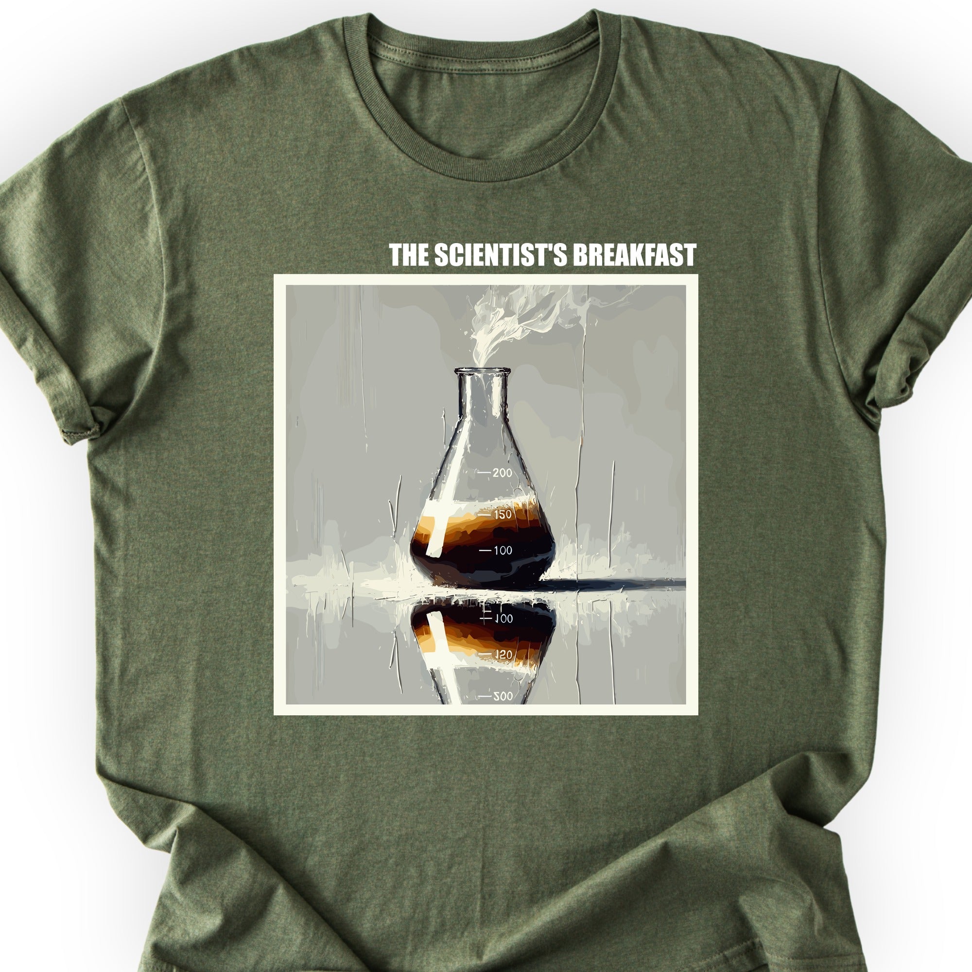The Scientist's Breakfast T-shirt Military Green