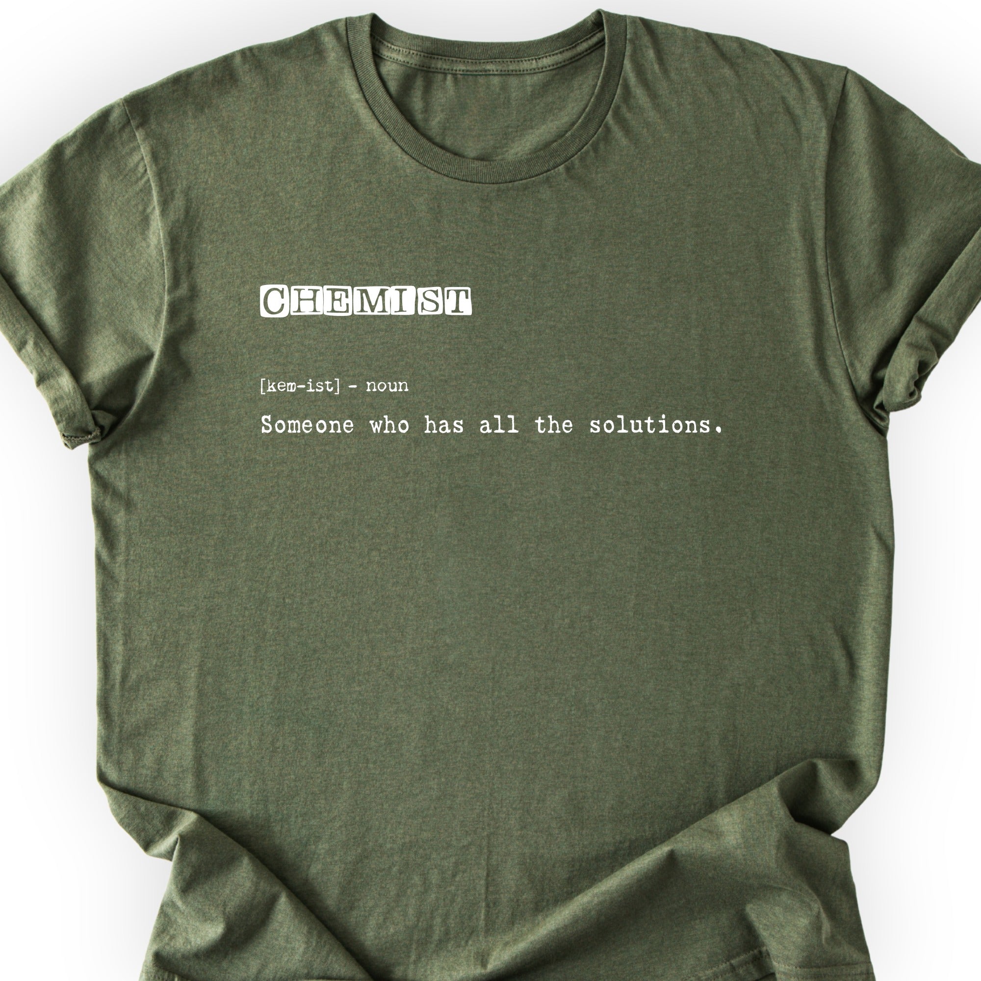 Chemist Definition T-shirt Military Green