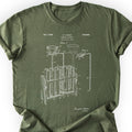 Filtering Apparatus Patent T-shirt Military Green