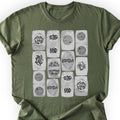 Mitosis pattern T-shirt Military Green