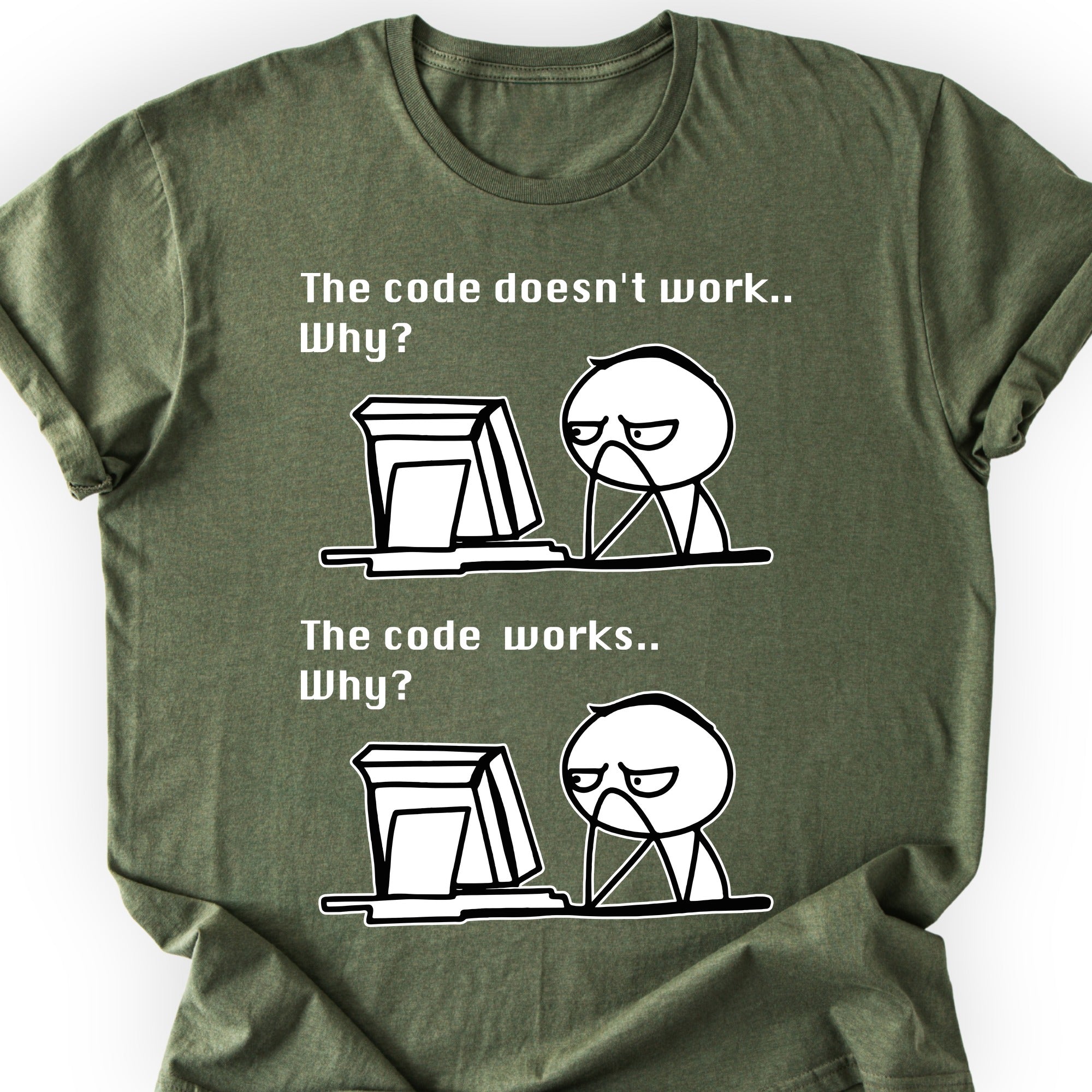 The Code Works T-shirt Military Green