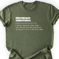 Computer Scientist Definition T-shirt Military Green
