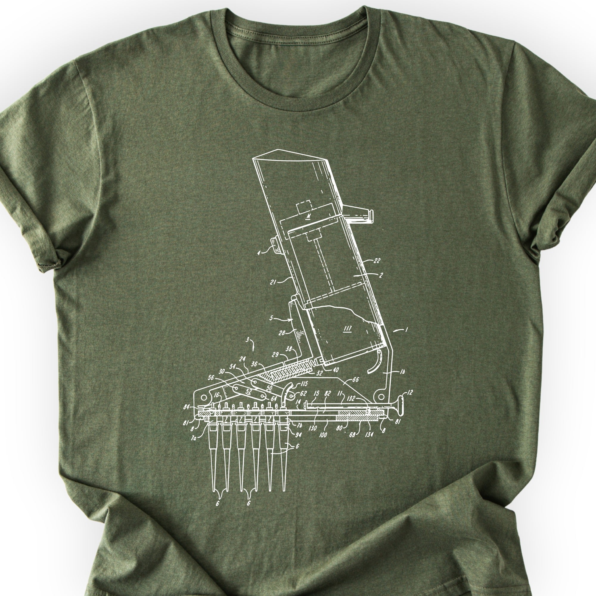 Multichannel Aid Patent T-shirt Military Green