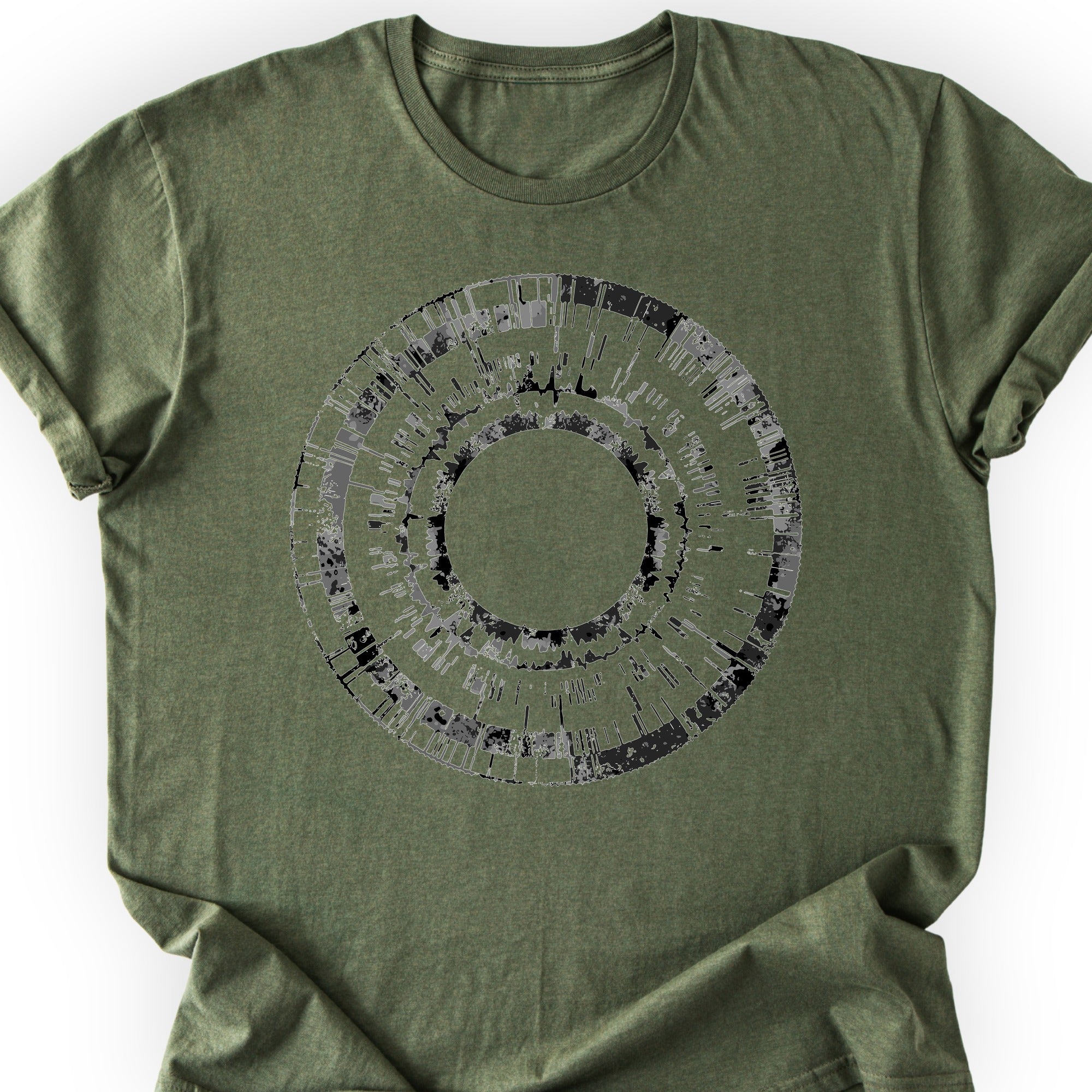 Genetic Sequence T-shirt Military Green