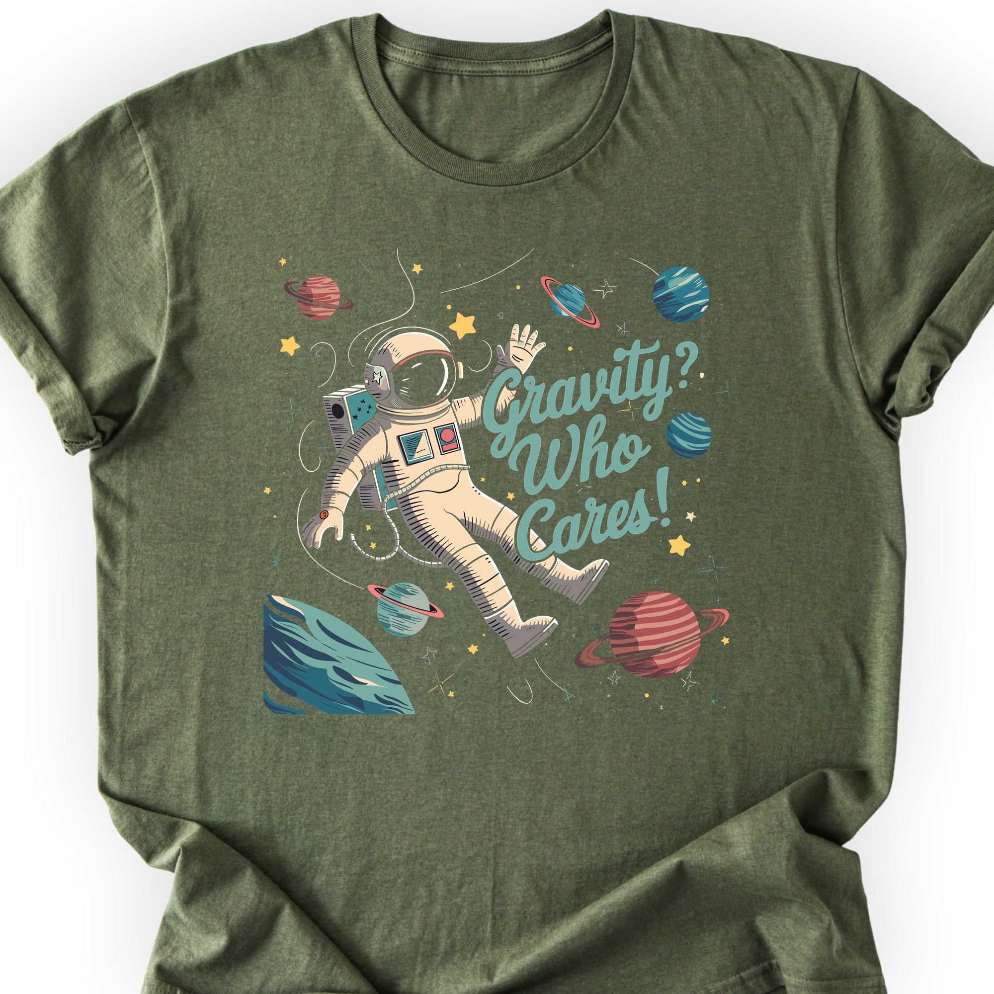 Zero Gravity Astronaut T-shirt Military Green