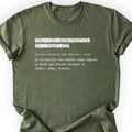 Environmental Scientist Definition T-shirt Military Green