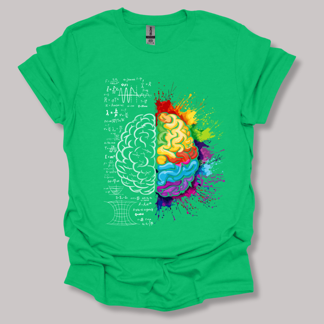 Mind's duality T-shirt Irish Green / S