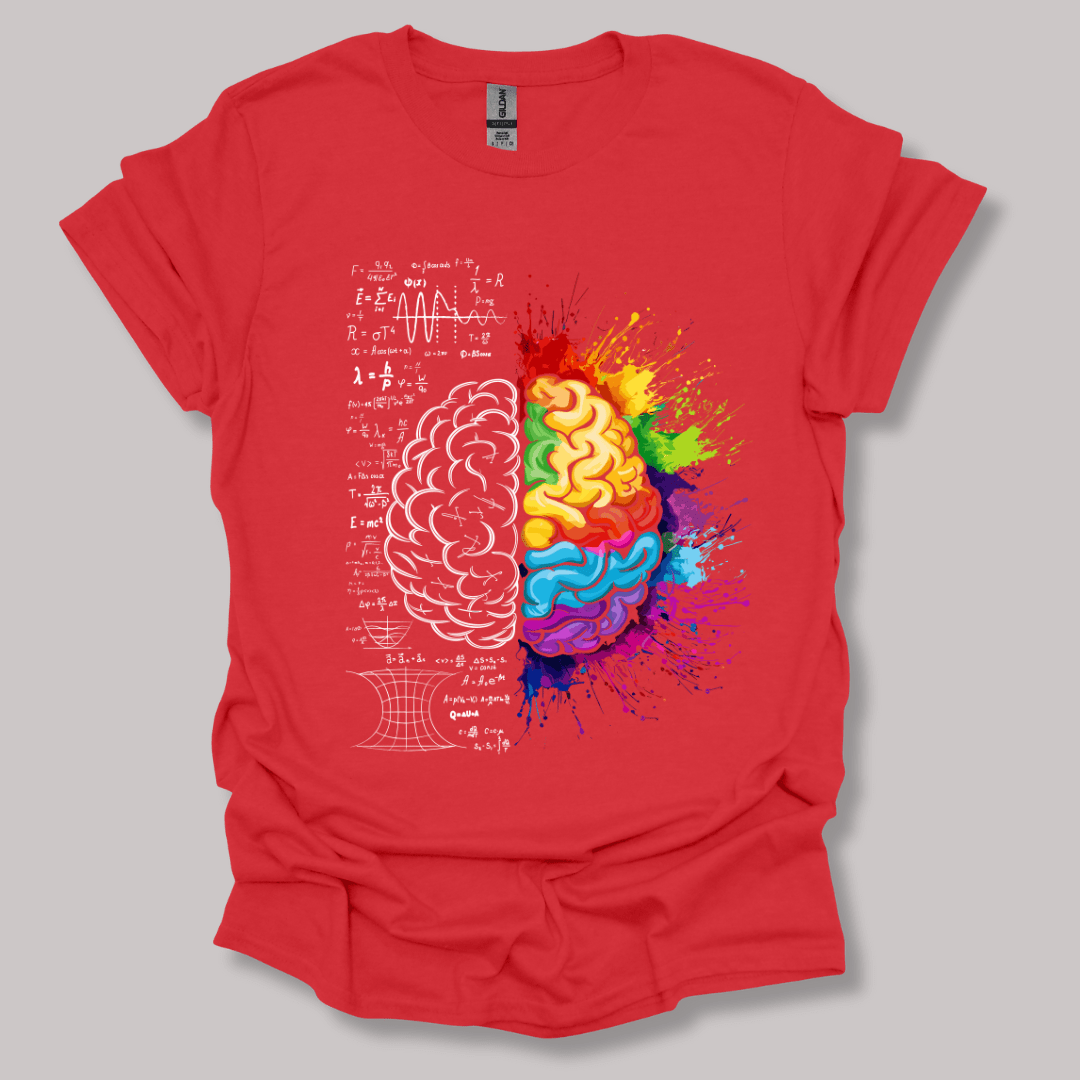 Mind's duality T-shirt Red / S