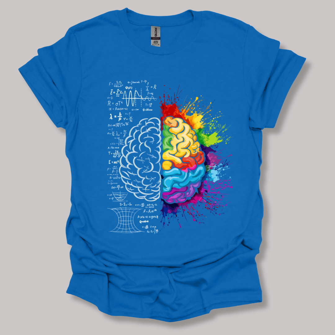 Mind's duality T-shirt Royal / S