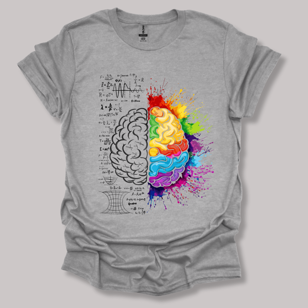 Mind's duality T-shirt Sports Grey / S