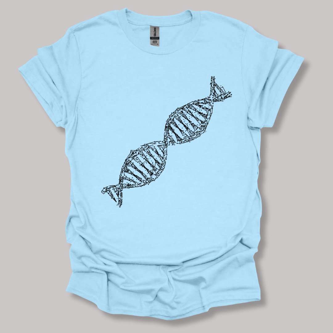 Minimalist DNA T-shirt Light Blue / S