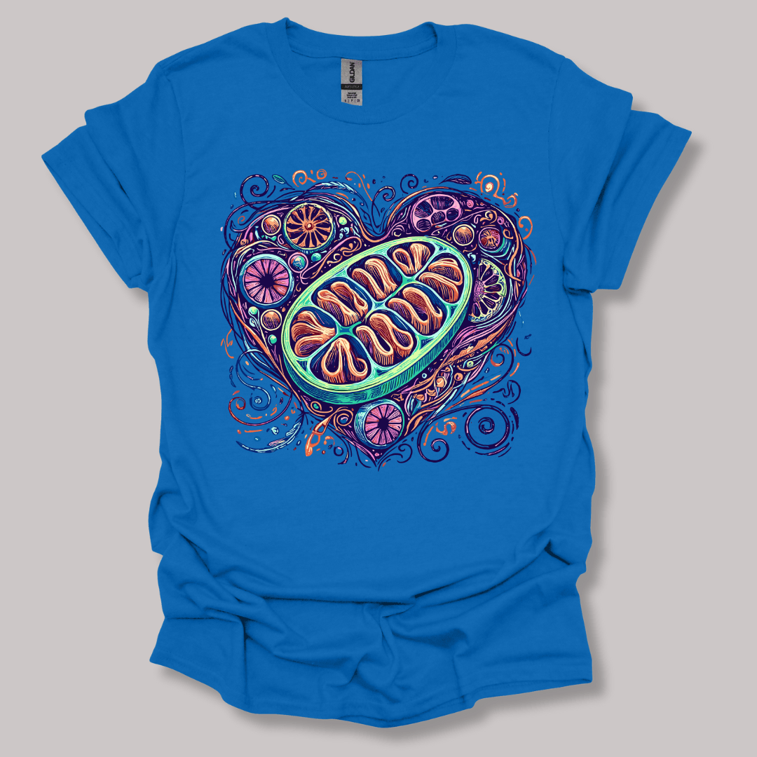 Mitochondria Heart T-shirt Royal / S