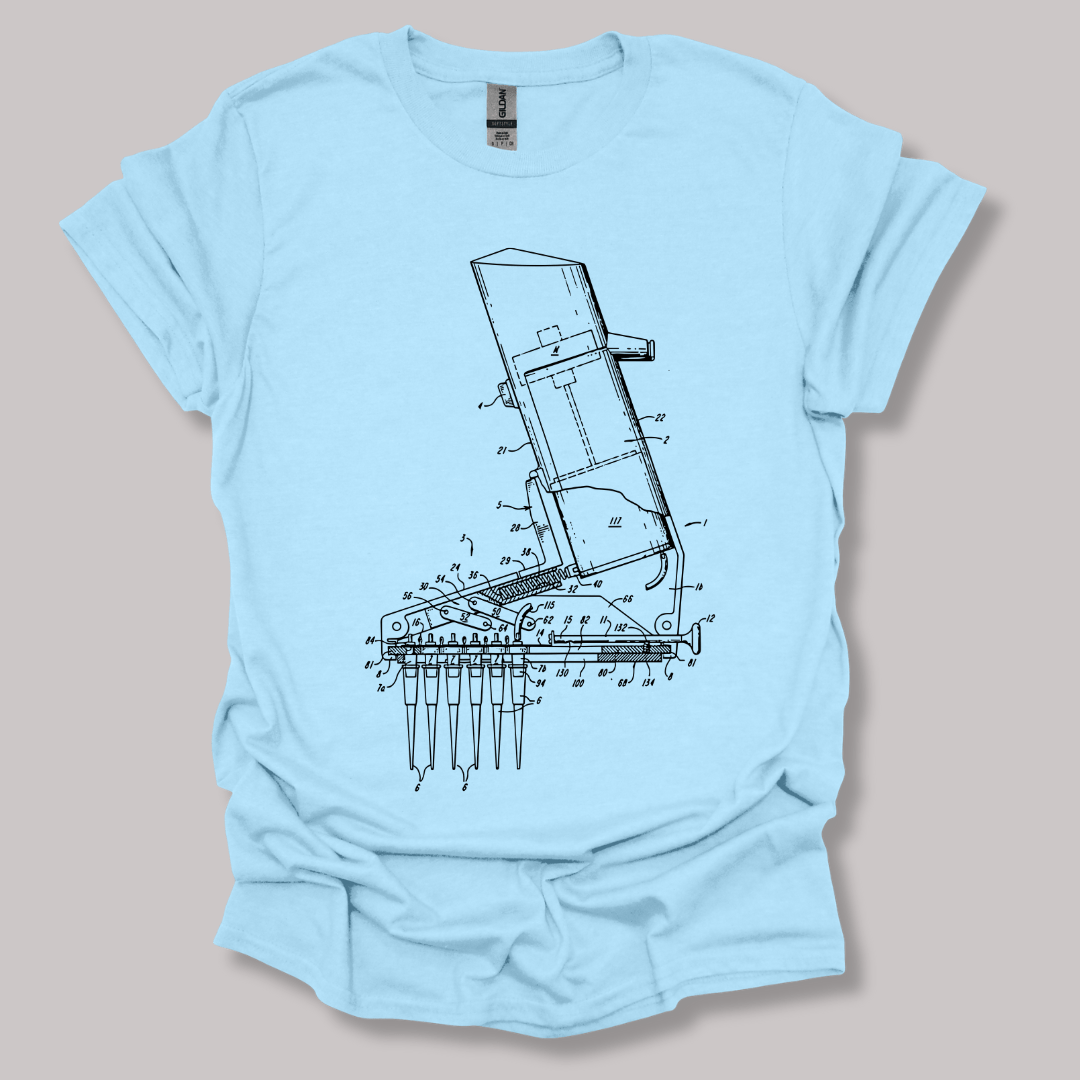 Multichannel Aid Patent T-shirt Light Blue / S
