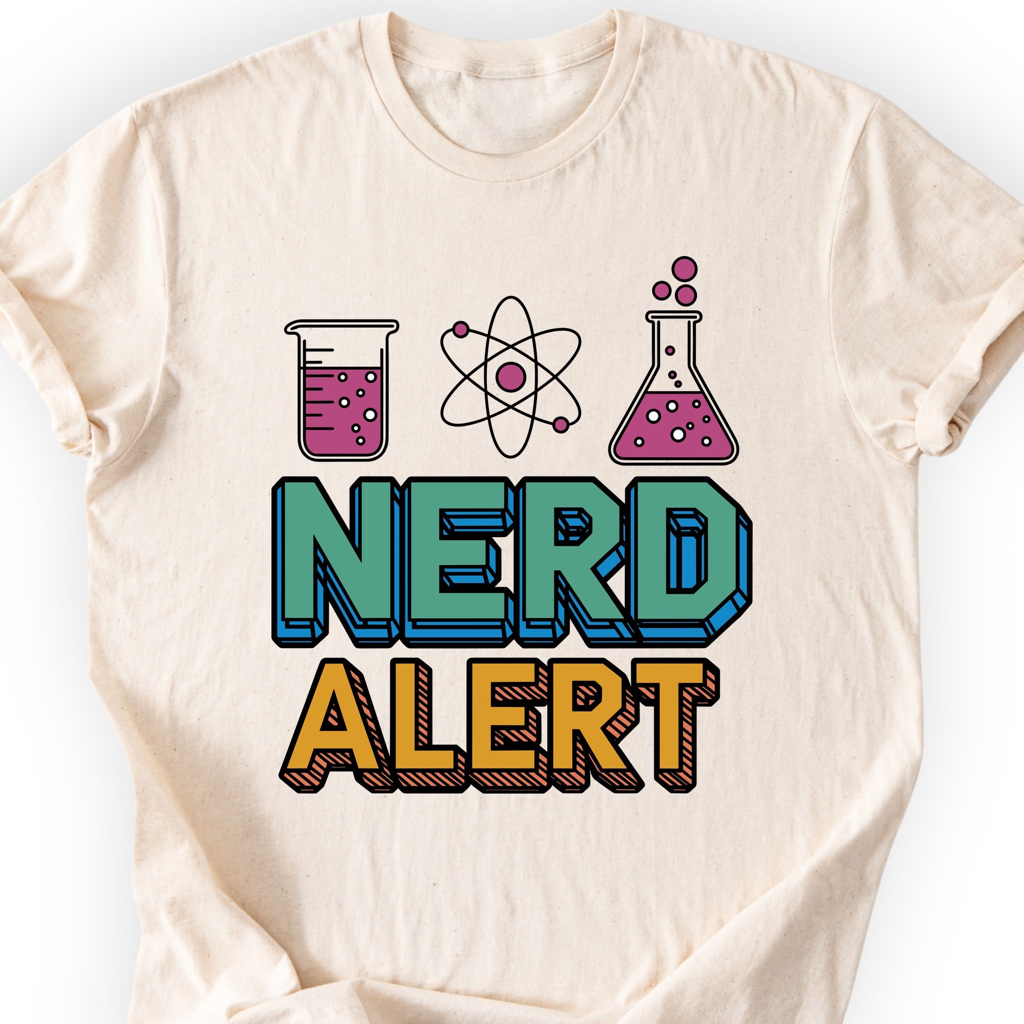 Nerd Alert T-shirt Natural