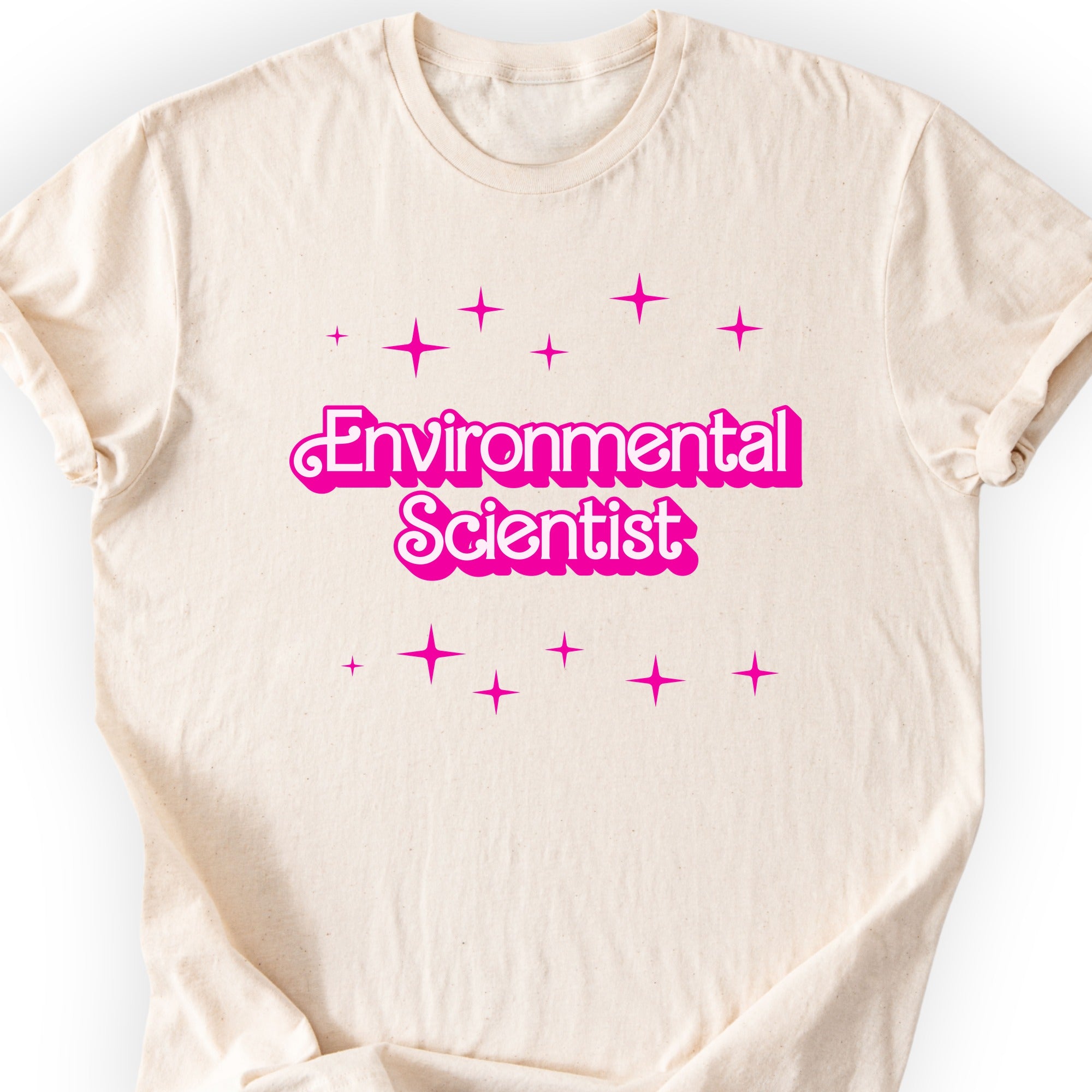 Biologist Pink Doll T-shirt Natural