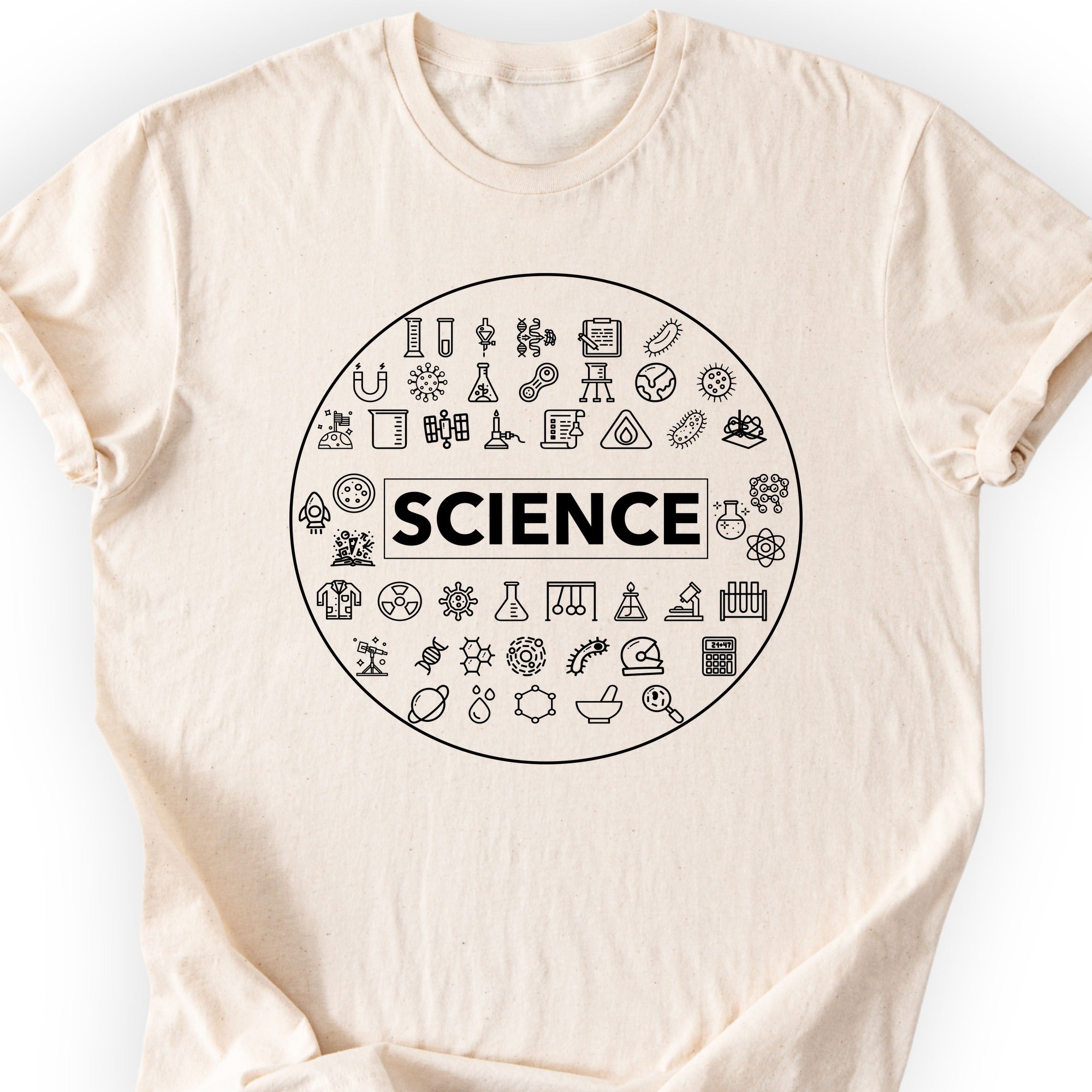 Scientific Symbol T-Shirt Natural
