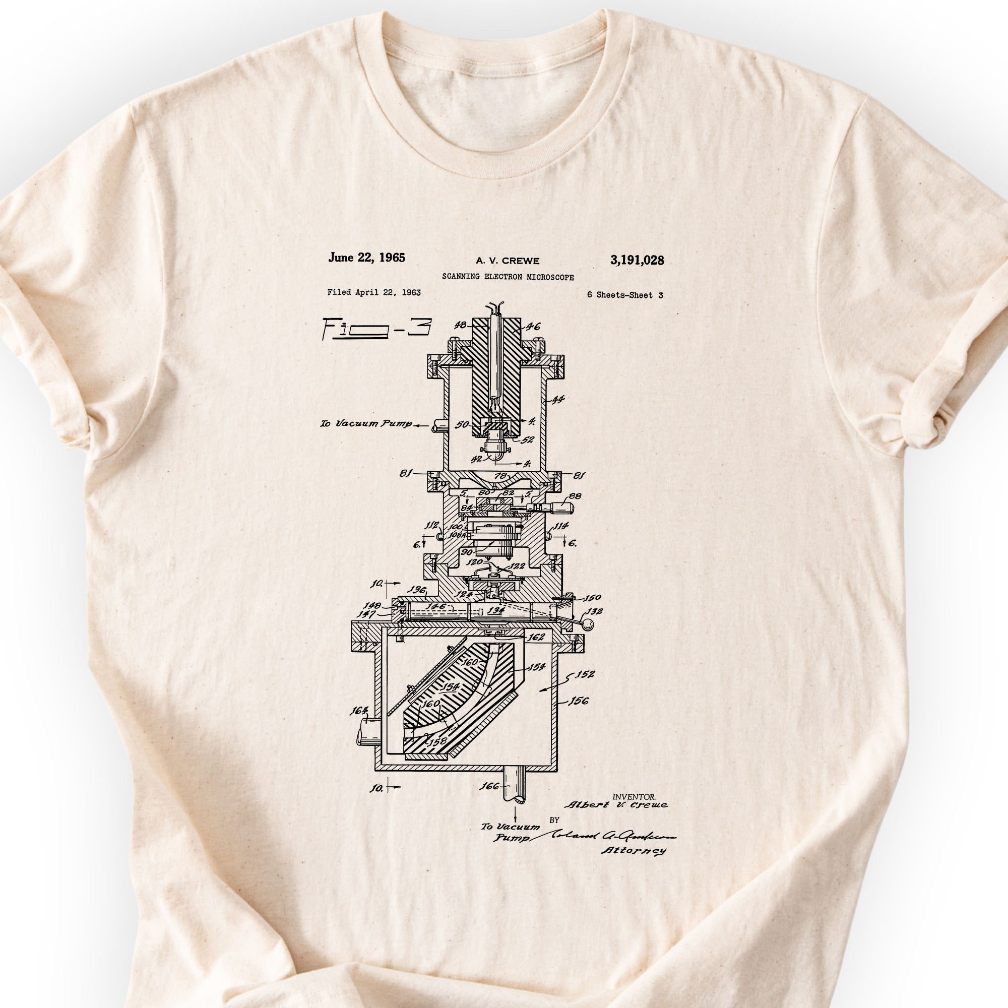 SEM Patent T-shirt Natural