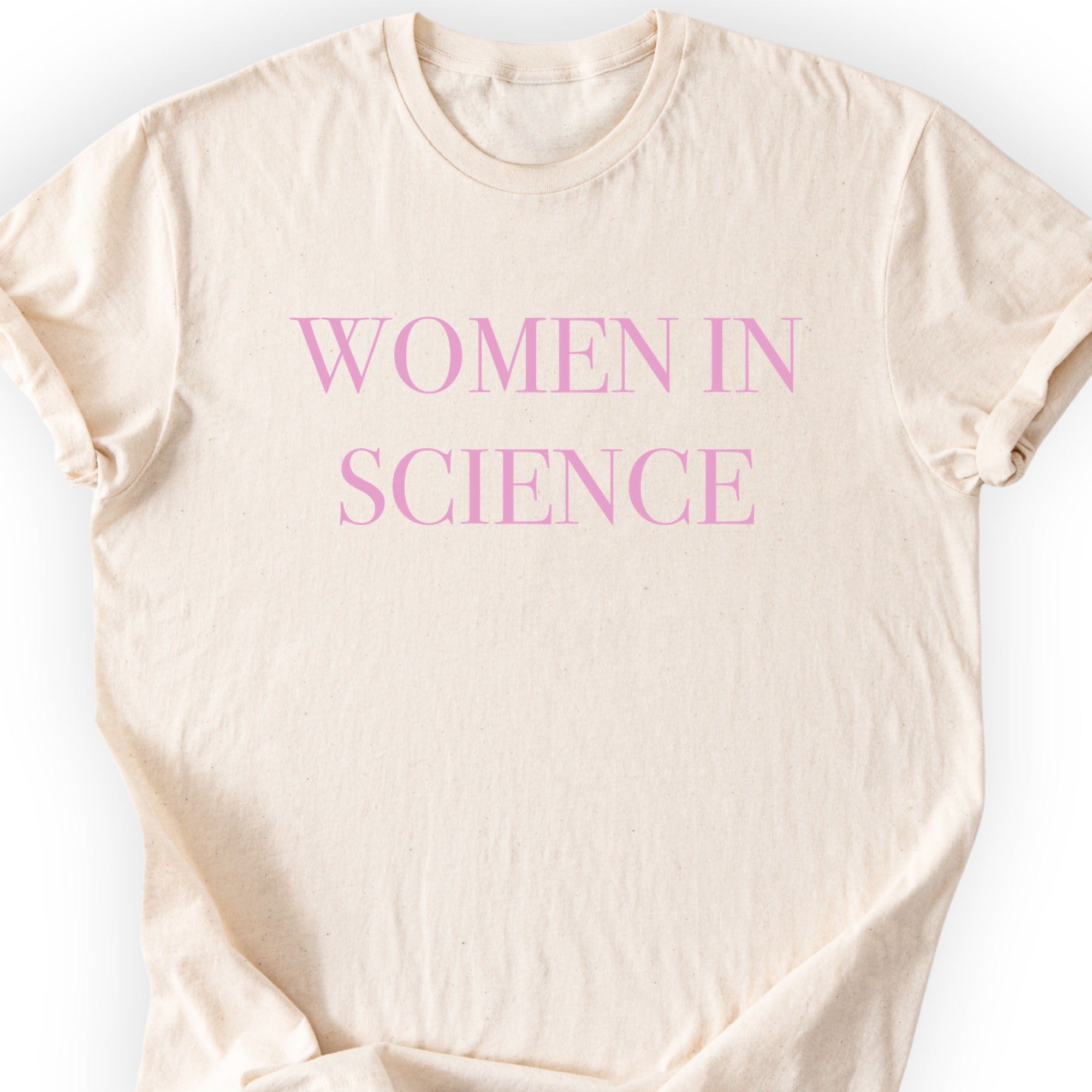 Women In Science T-shirt Natural