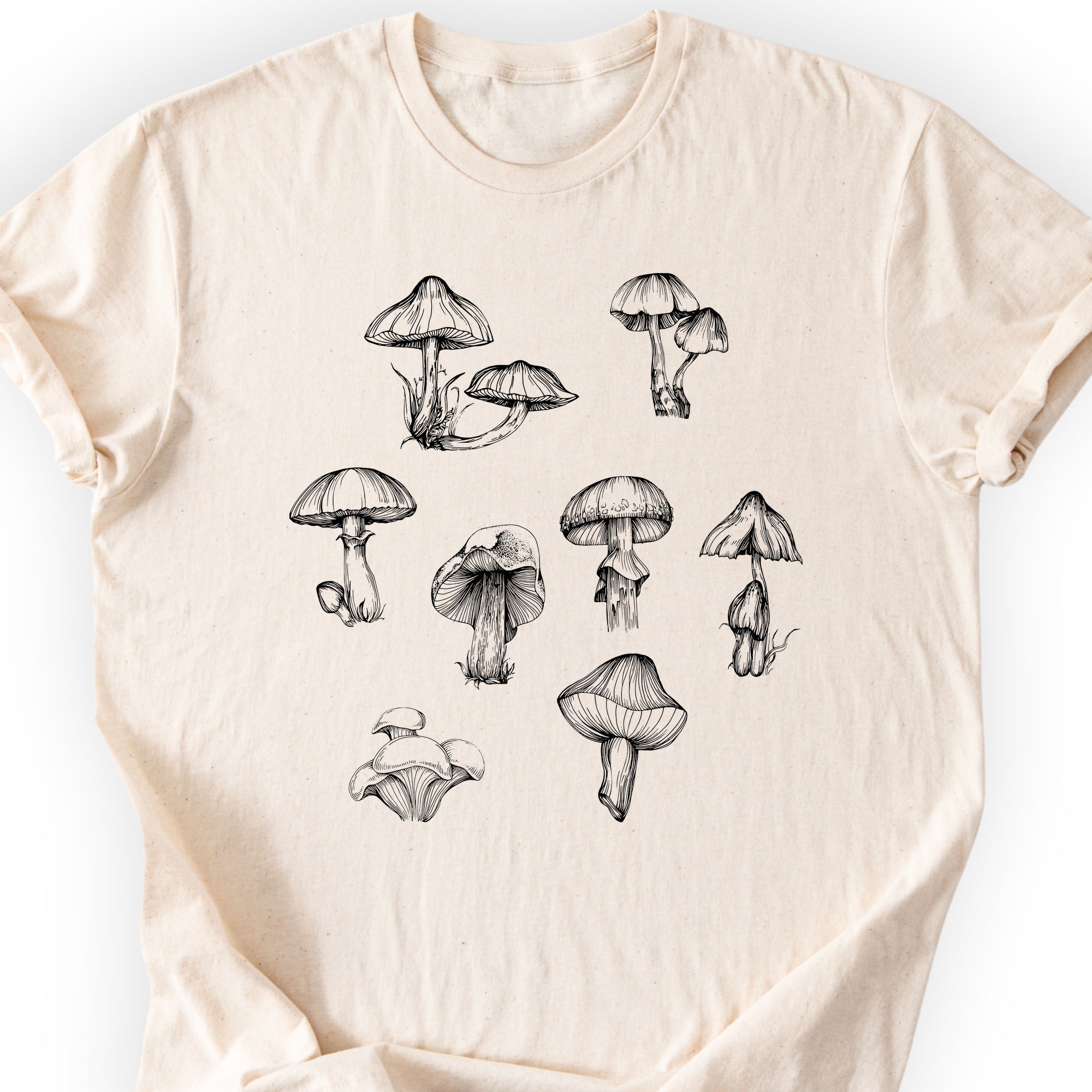 Mushrooms T-shirt Natural