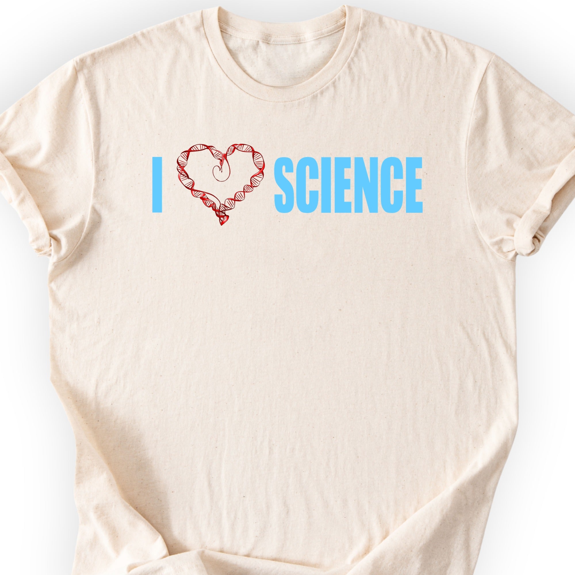 I Love Science T-shirt Natural