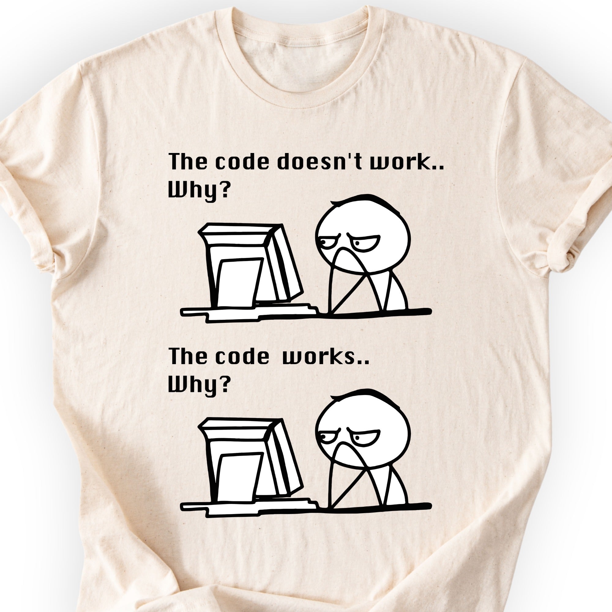 The Code Works T-shirt Natural