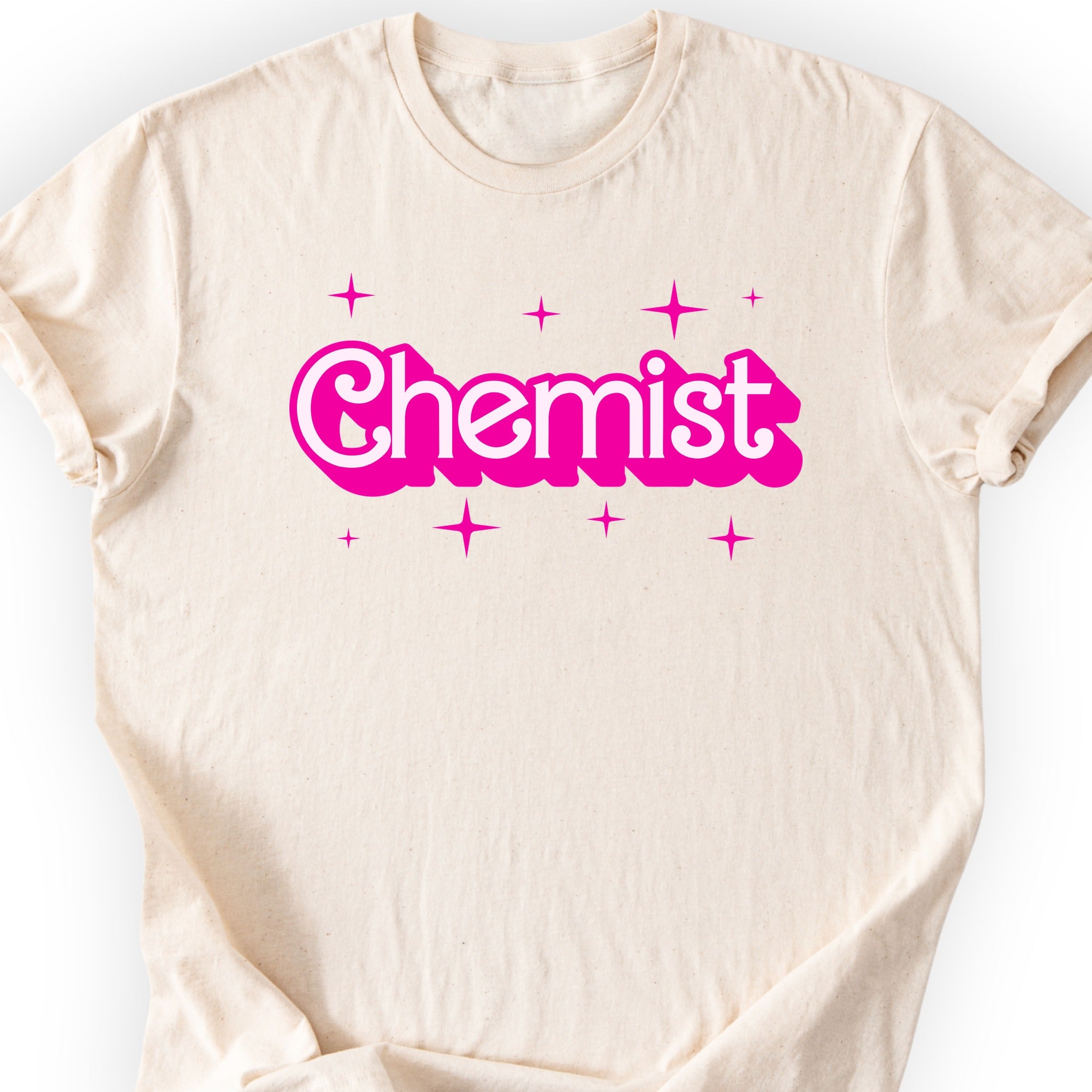 Chemist Pink Doll T-shirt Natural