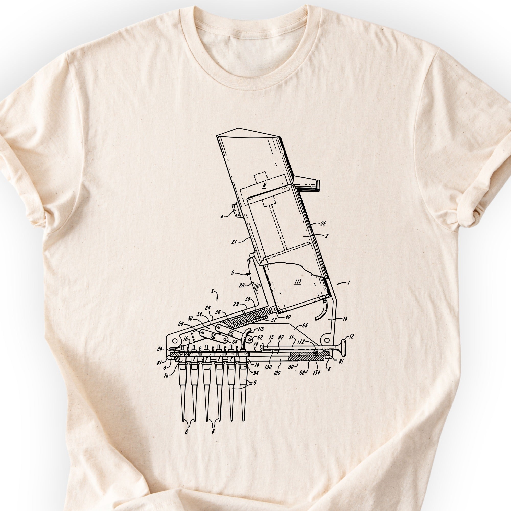Multichannel Aid Patent T-shirt Natural