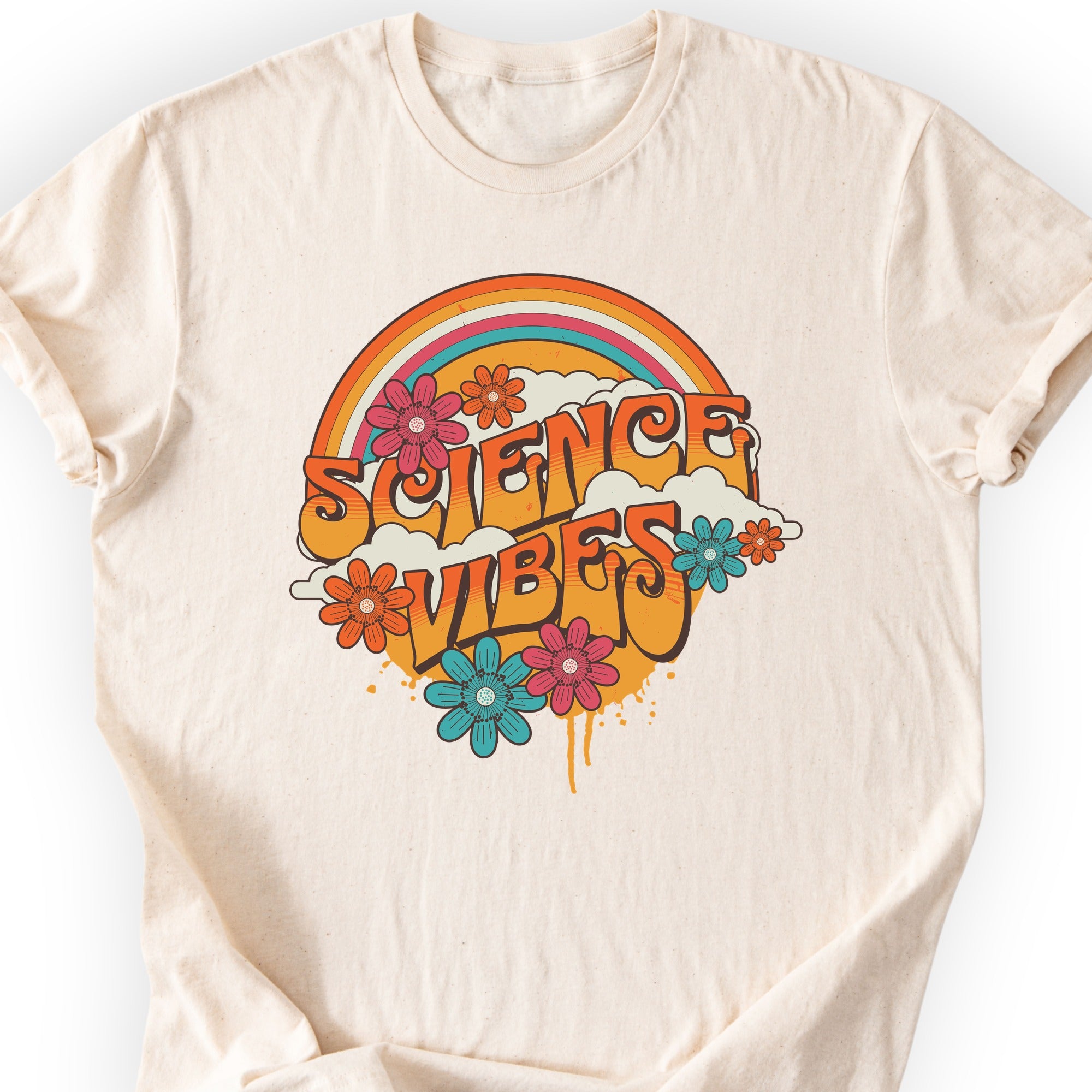 Retro Science T-Shirt Natural