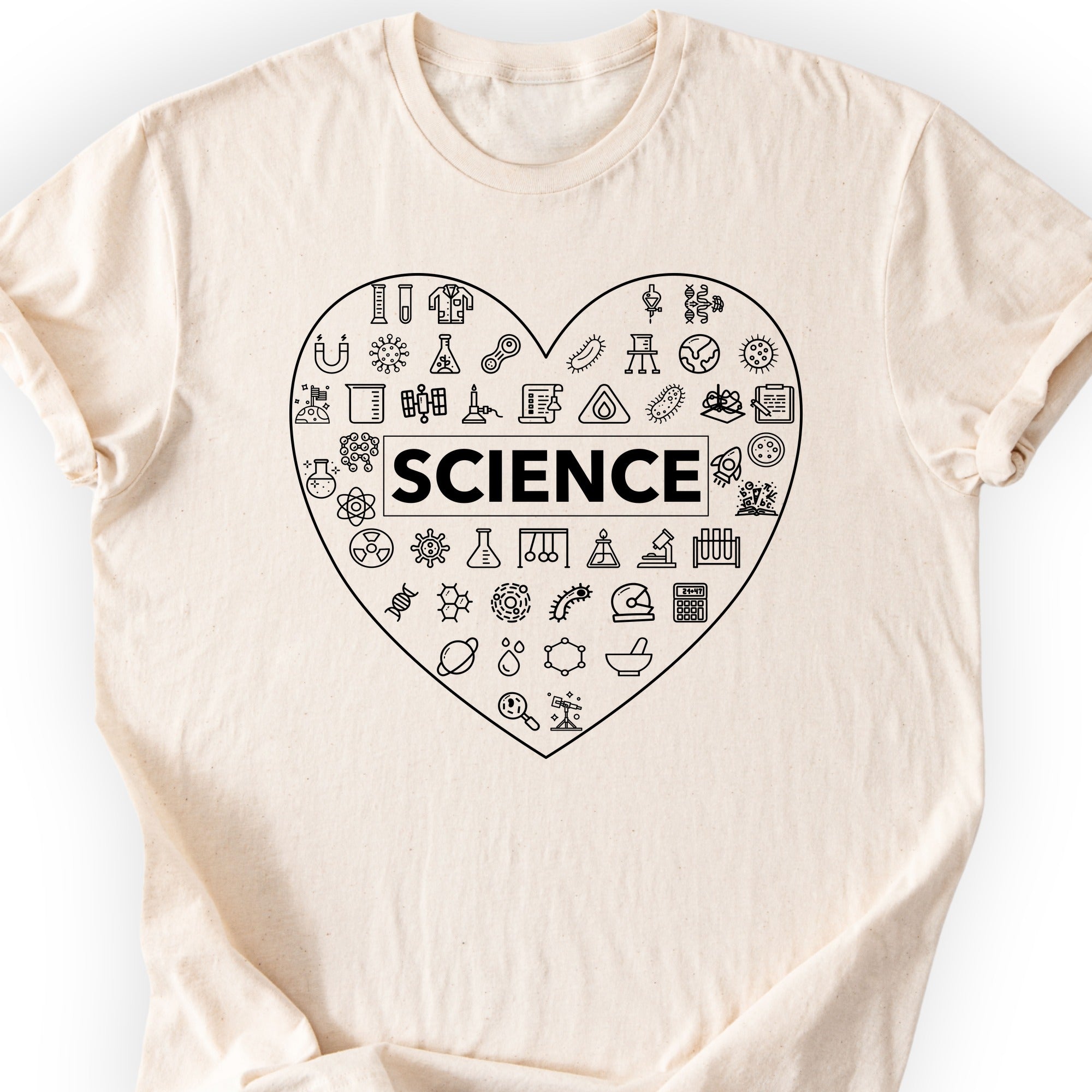 Love of Science T-shirt Natural