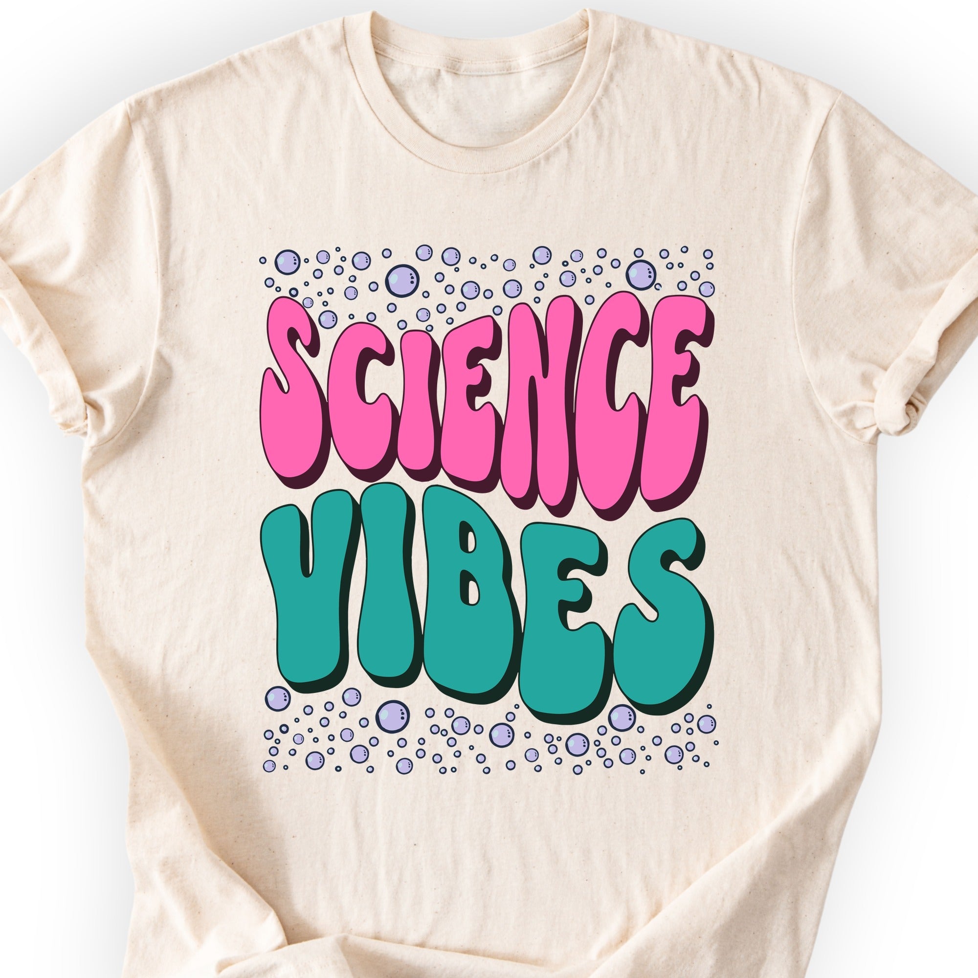 Bubble Science T-Shirt Natural