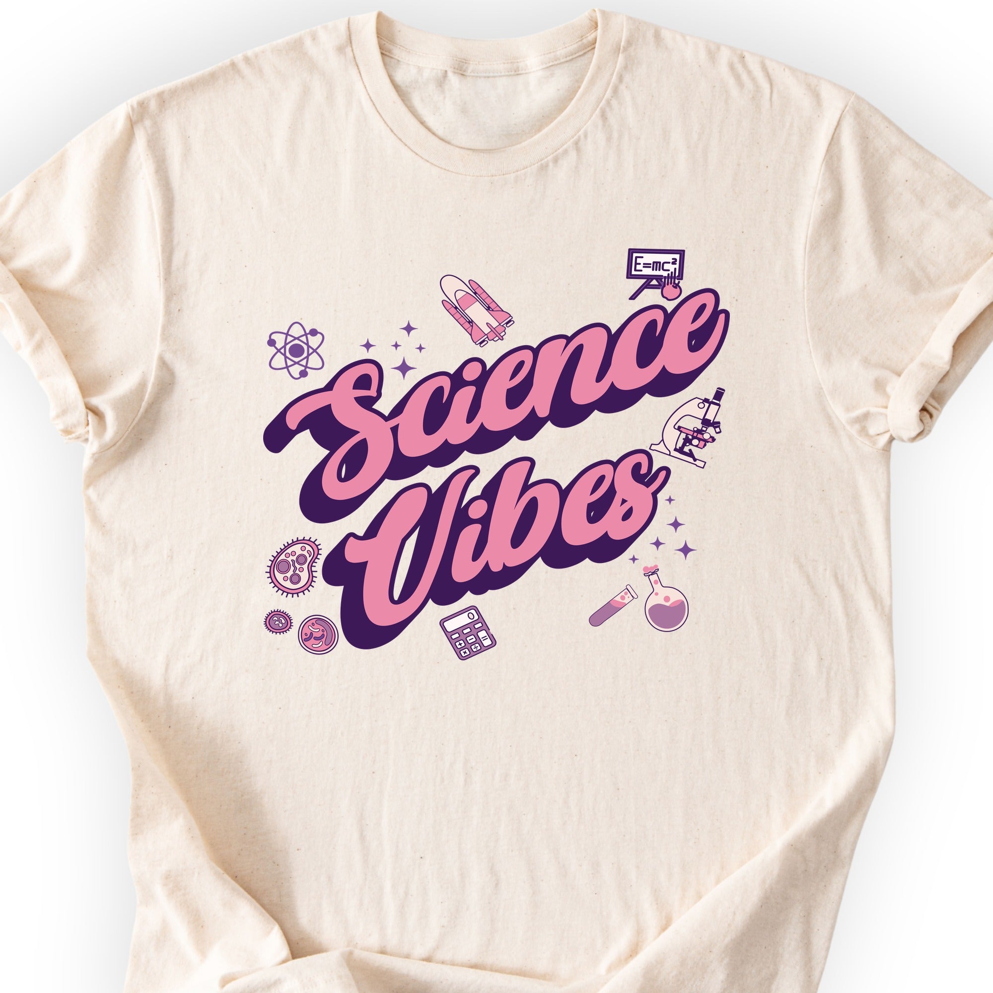 Science Vibes T-shirt Natural