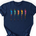 Lab Pipettes T-shirt Navy