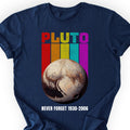 Pluto Never Forget T-shirt Navy