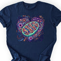 Mitochondria Heart T-shirt Navy