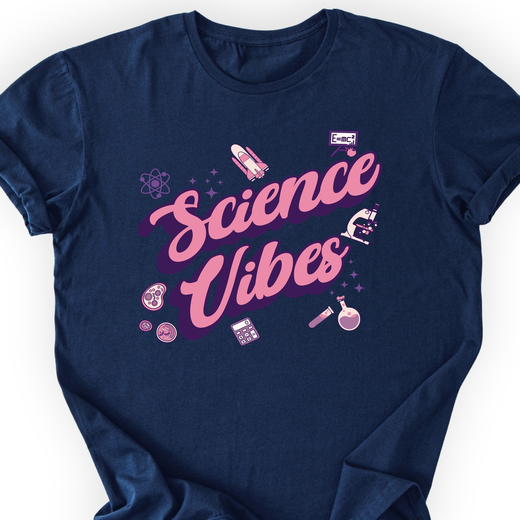 Science Vibes T-shirt Navy