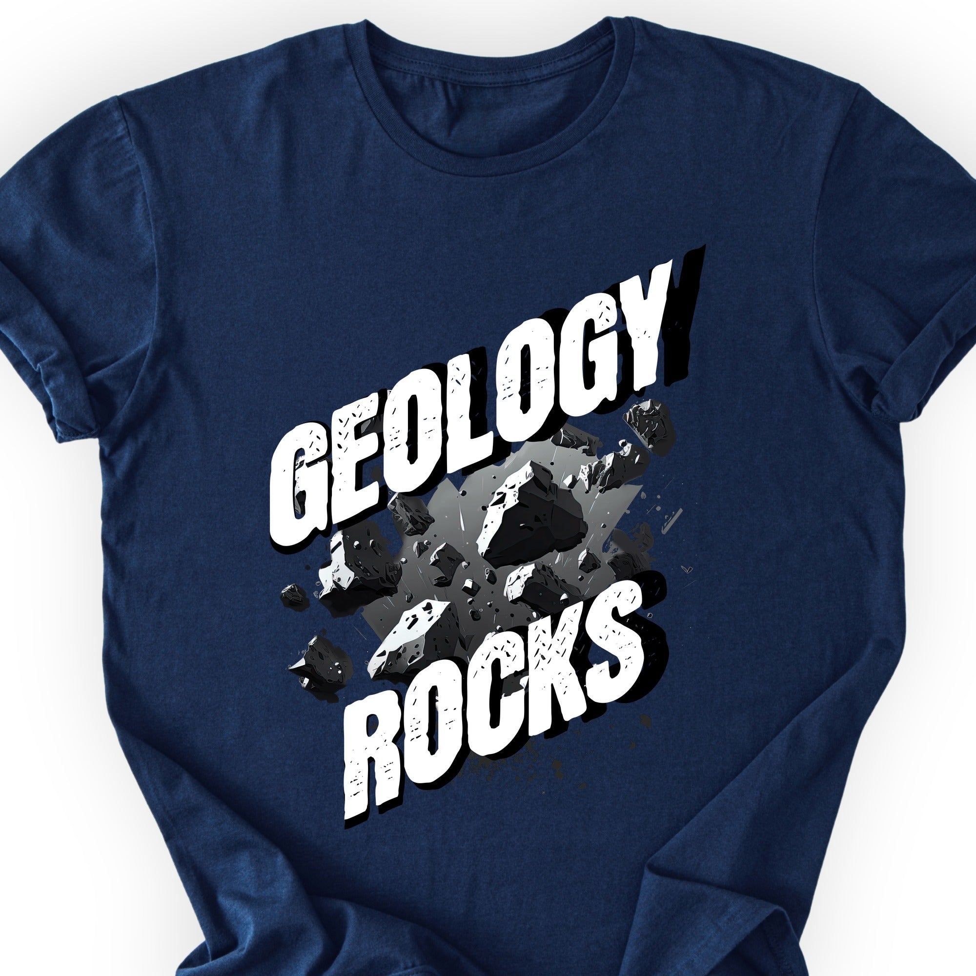 Geology Rocks T-shirt Navy