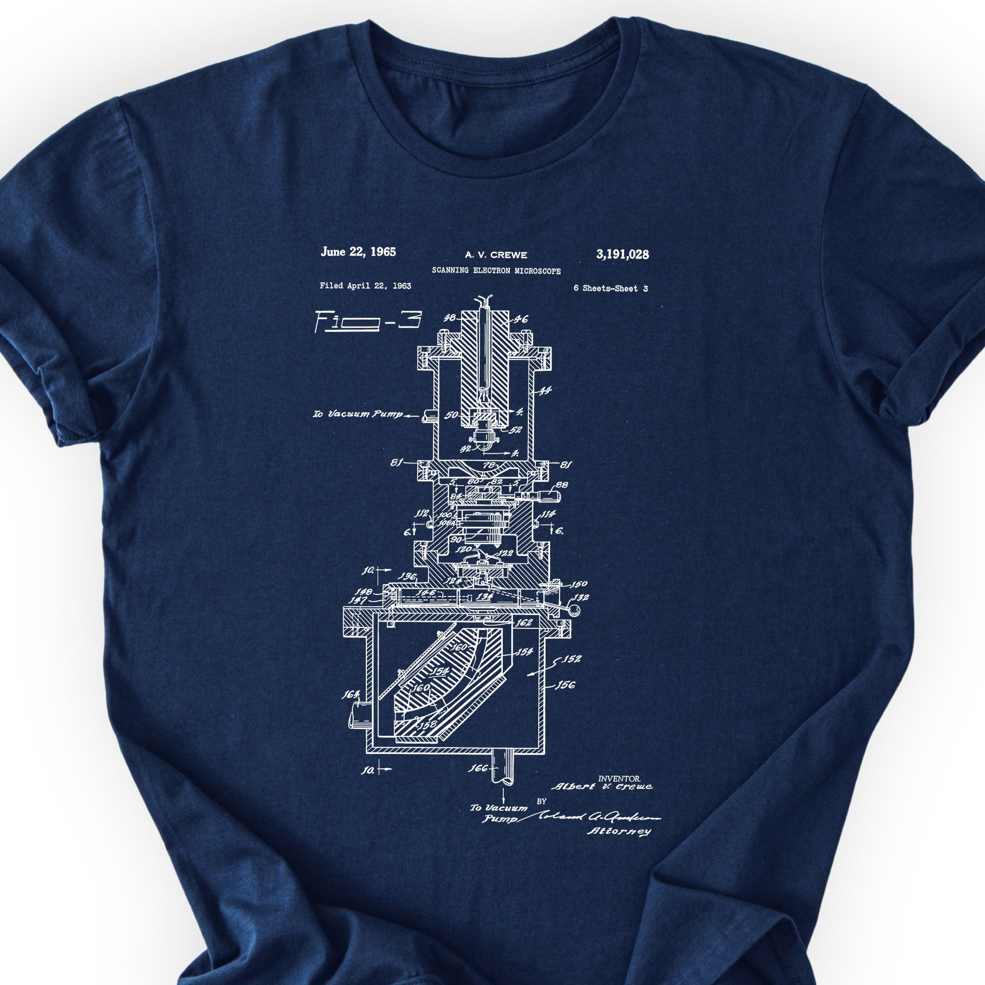 SEM Patent T-shirt Navy