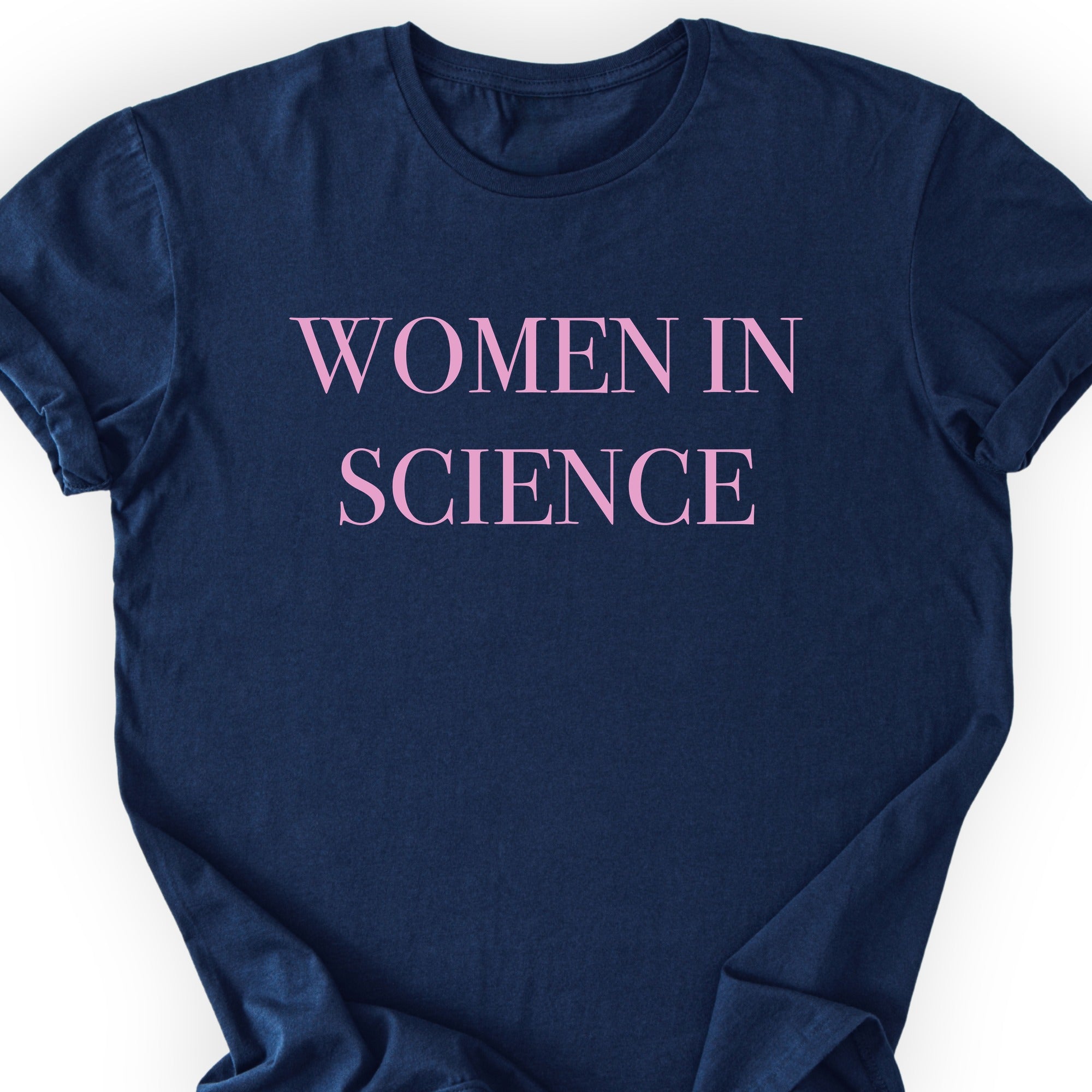 Women In Science T-shirt Navy