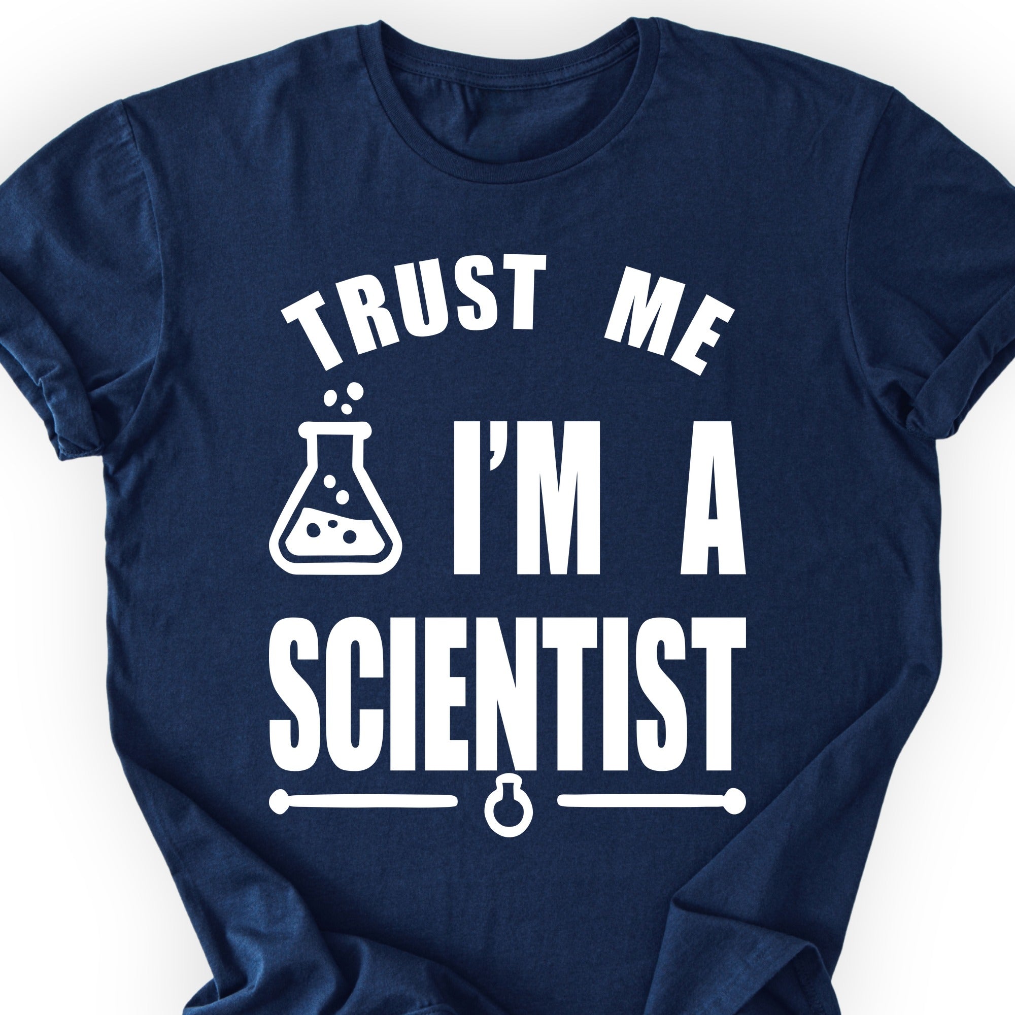 Trust Me, I'm a Scientist T-shirt Navy