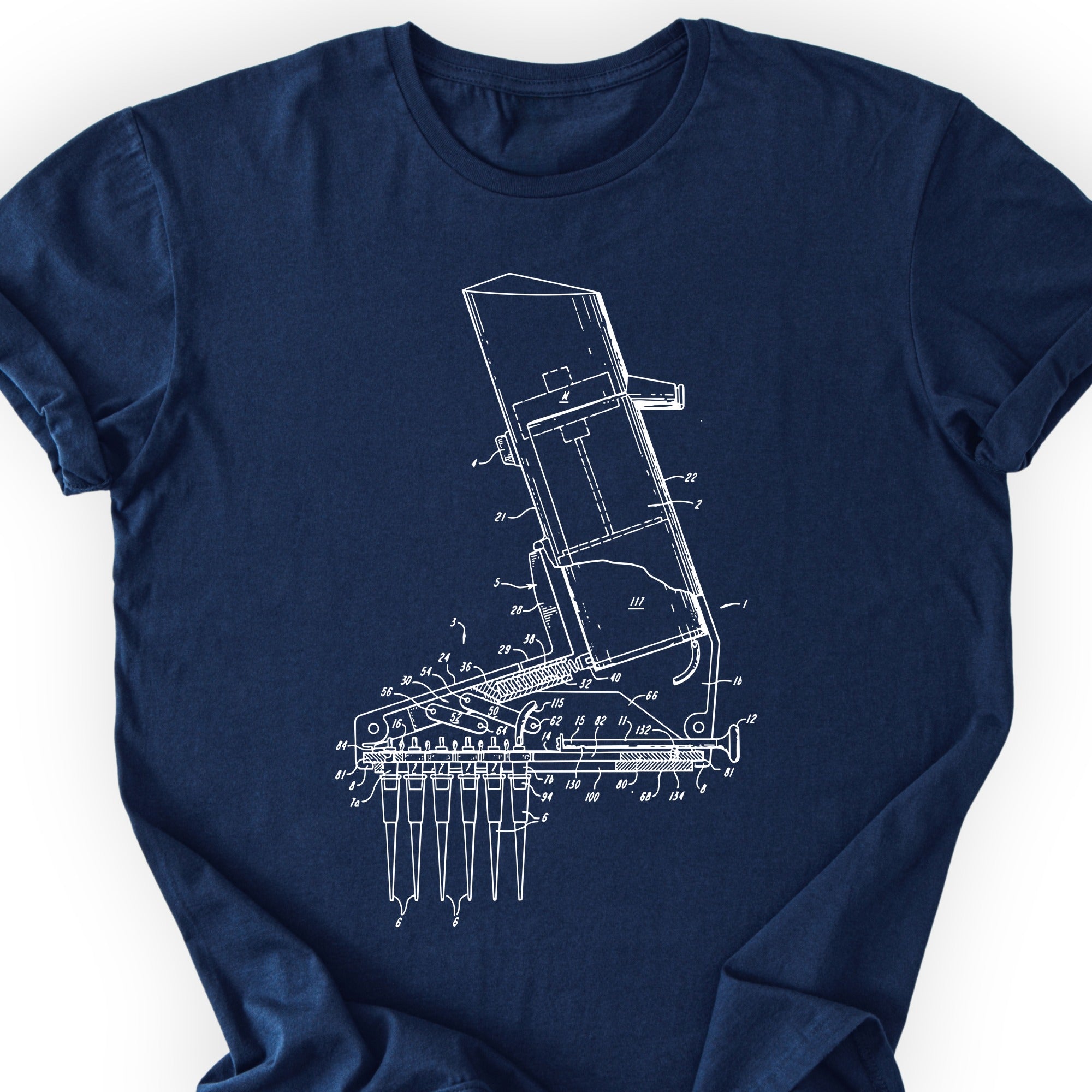 Multichannel Aid Patent T-shirt Navy