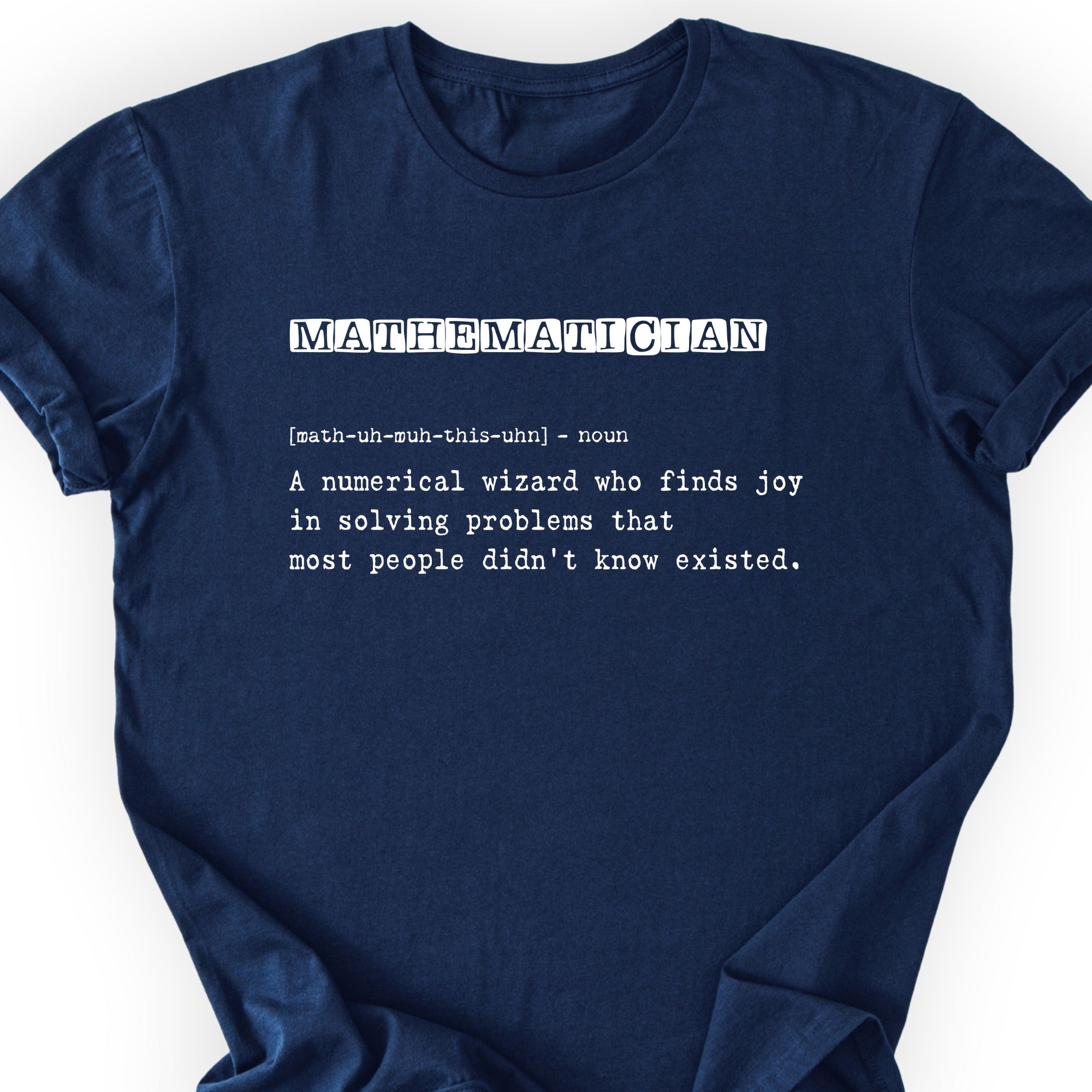 Mathematician Definition T-shirt Navy