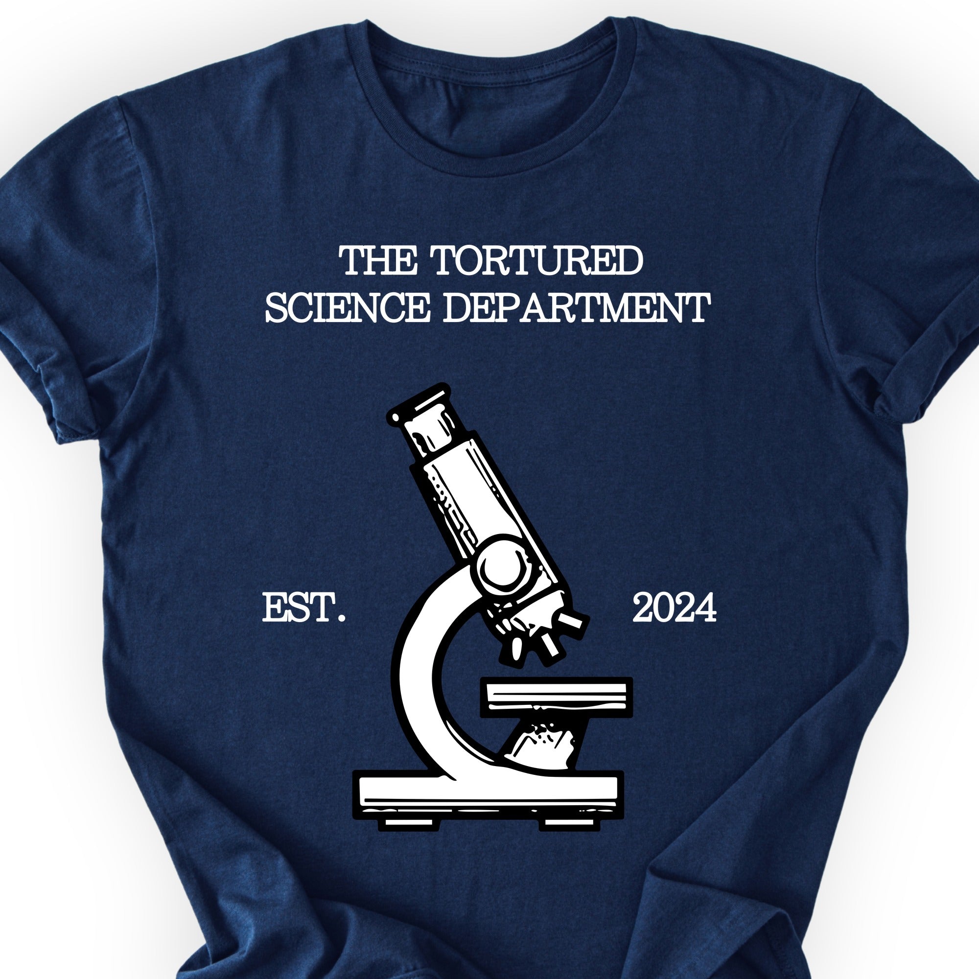 The Tortured Science Department T-shirt Navy