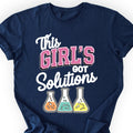 This Girl's Got Solutions T-shirt Navy