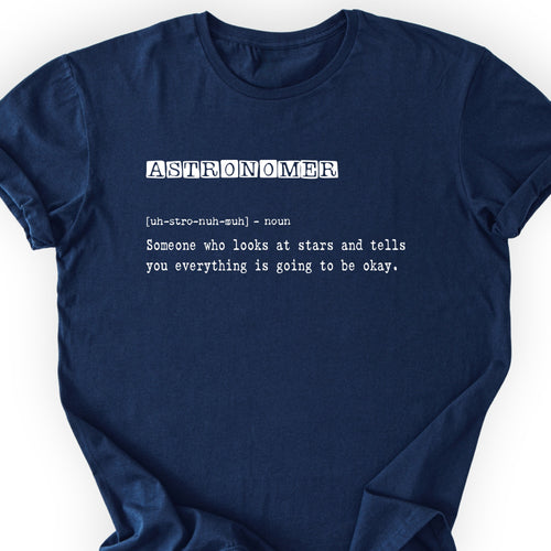 Astronomer Definition T-shirt Navy