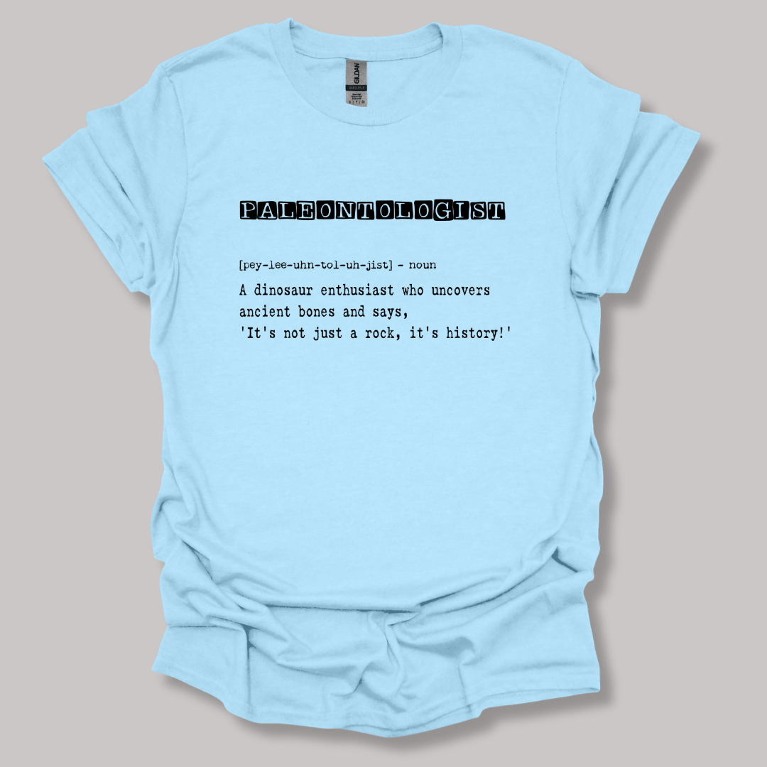 Paleontologist Definition T-shirt Light Blue / S